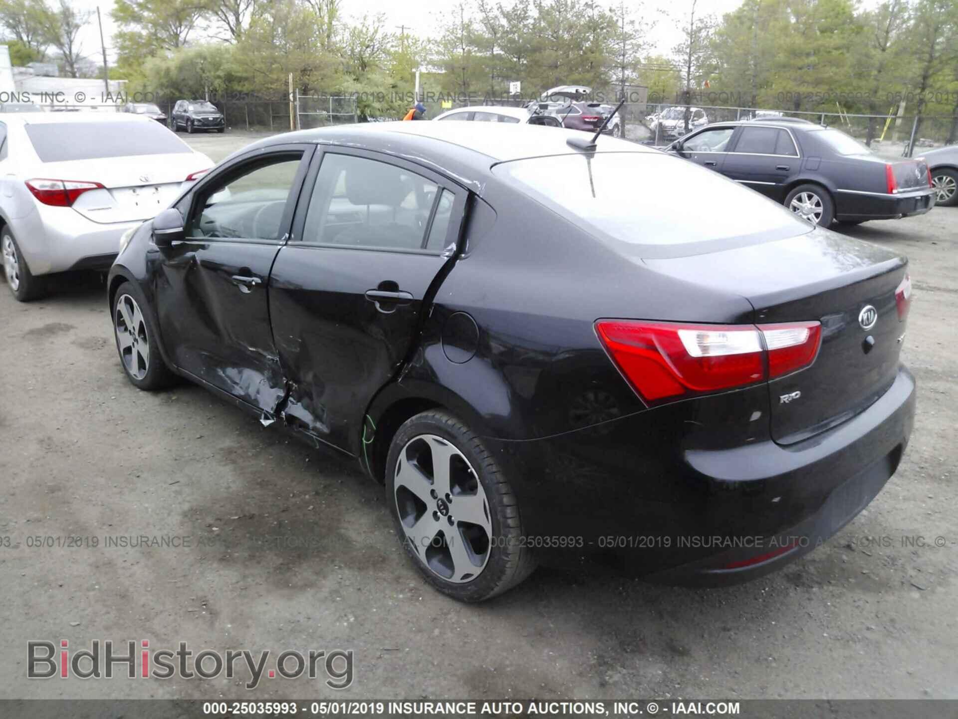 2012 KIA RIO - VIN: KNADN4A30C6065660 - Фото 3