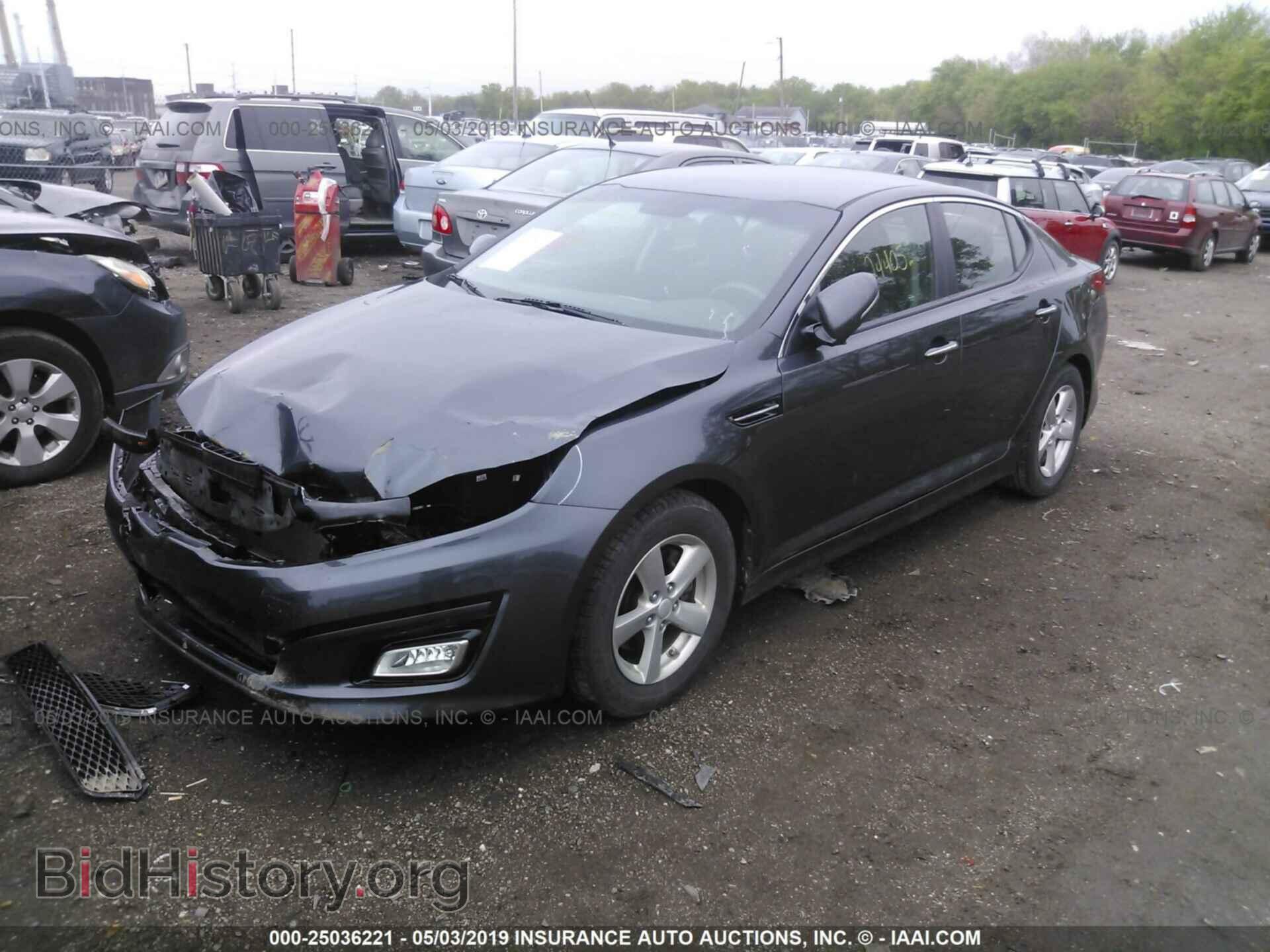 2015 KIA OPTIMA - VIN: KNAGM4A71F5635582 - Photo 2