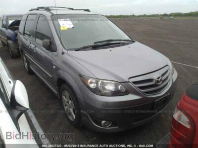 2005 Mazda MPV Wagon, серый — VIN JM3LW28J550545856, IAAI
