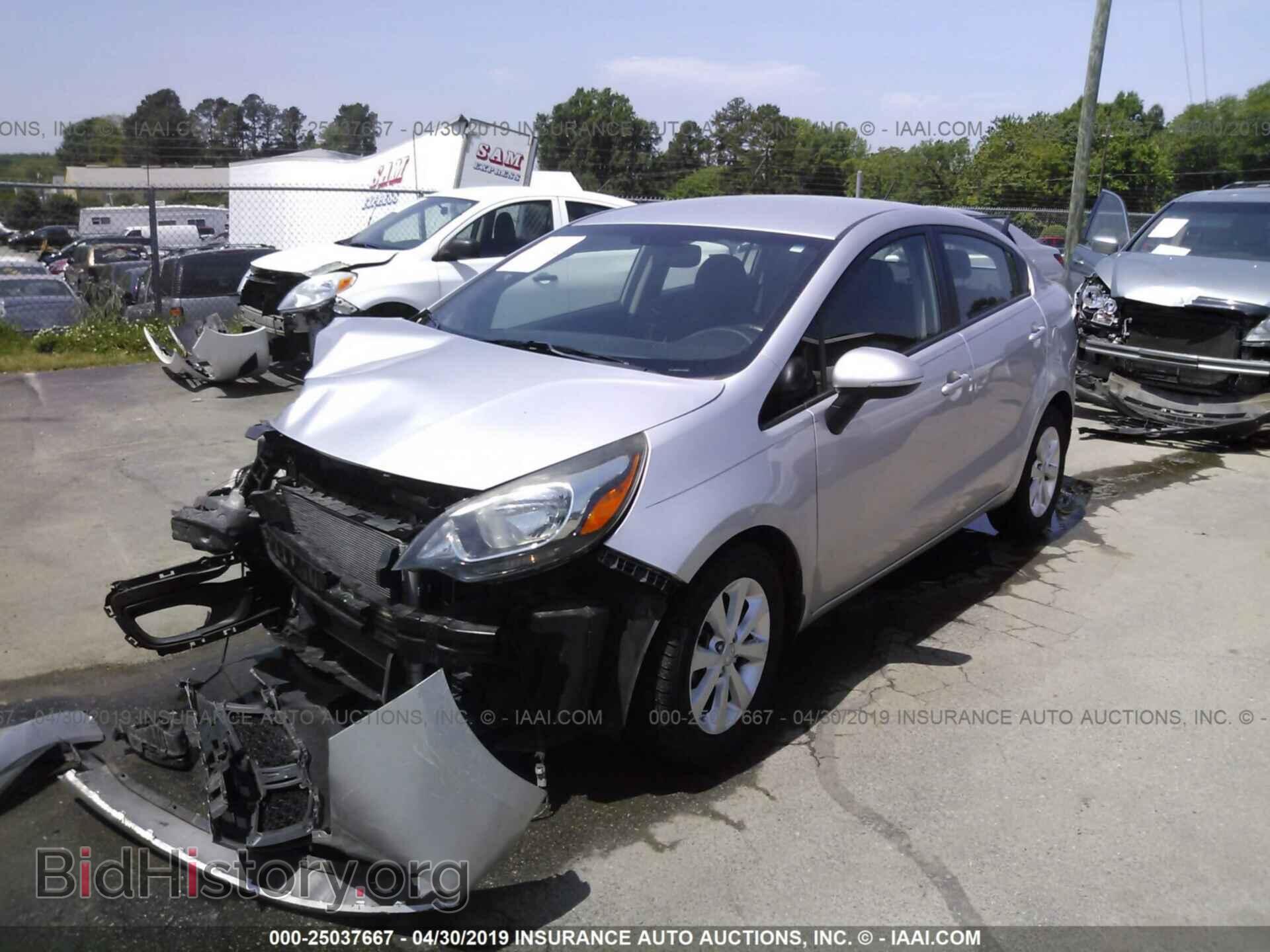 2013 KIA RIO - VIN: KNADN4A32D6116934 - Фото 2