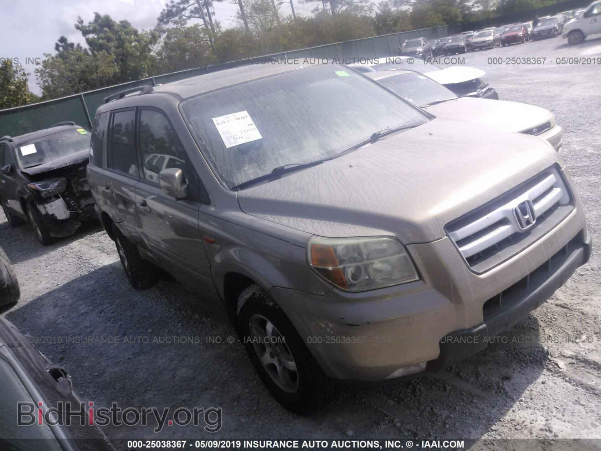 Фотография 5FNYF28537B011468 - HONDA PILOT 2007