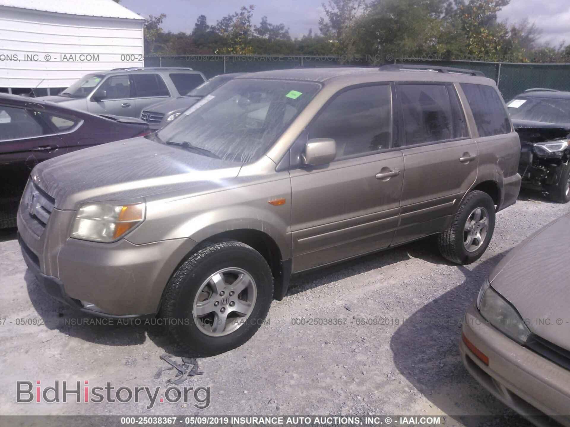 2007 HONDA PILOT - VIN: 5FNYF28537B011468 - Фото 2