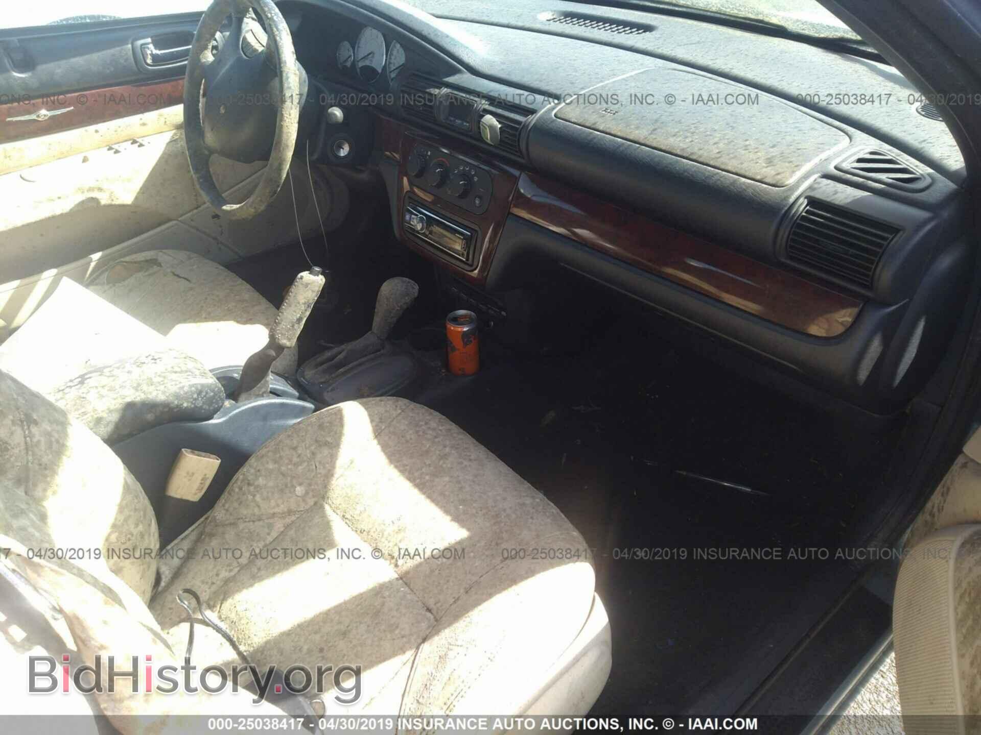 2001 CHRYSLER SEBRING - VIN: 1C3EL65U51N655629 - Фото 5