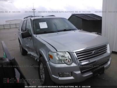 2010 Ford EXPLORER XLT, серебристый — VIN 1FMEU6DE1AUA96424, IAAI
