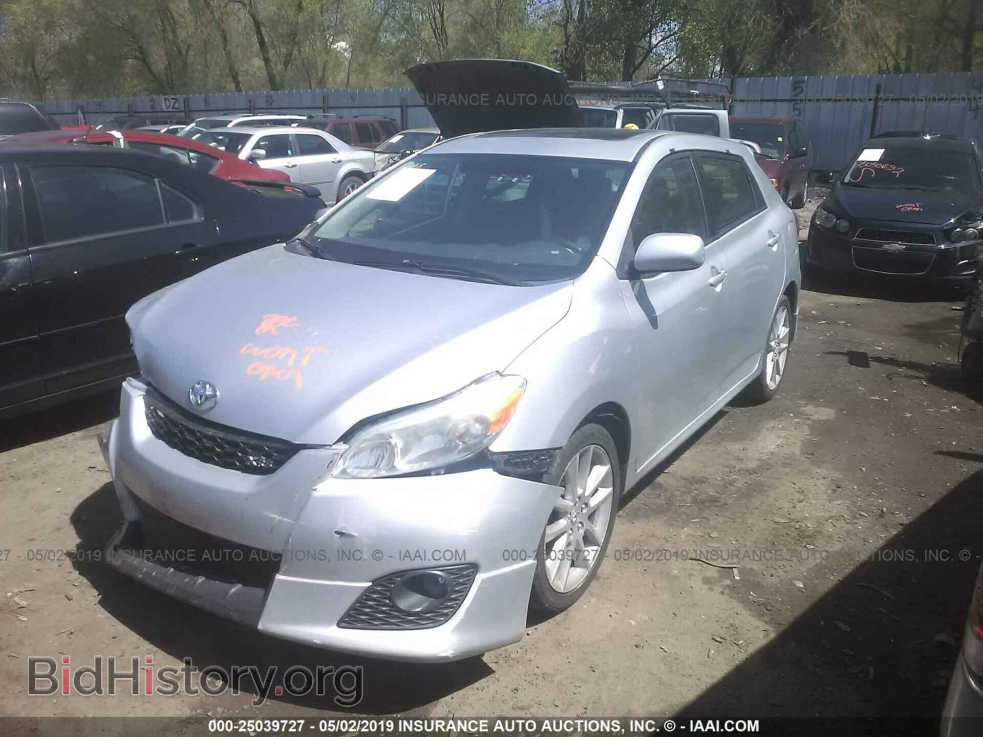 2009 TOYOTA COROLLA MATRIX - VIN: 2T1GE40E99C005445 - Фото 2