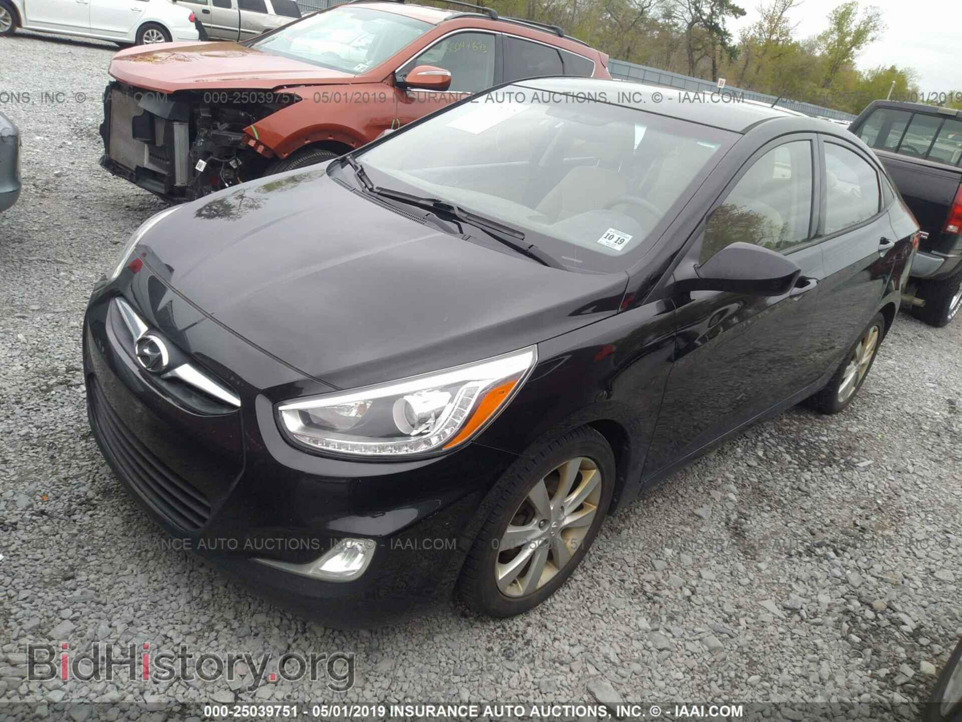2014 HYUNDAI ACCENT - VIN: KMHCU4AE2EU775351 - Фото 2