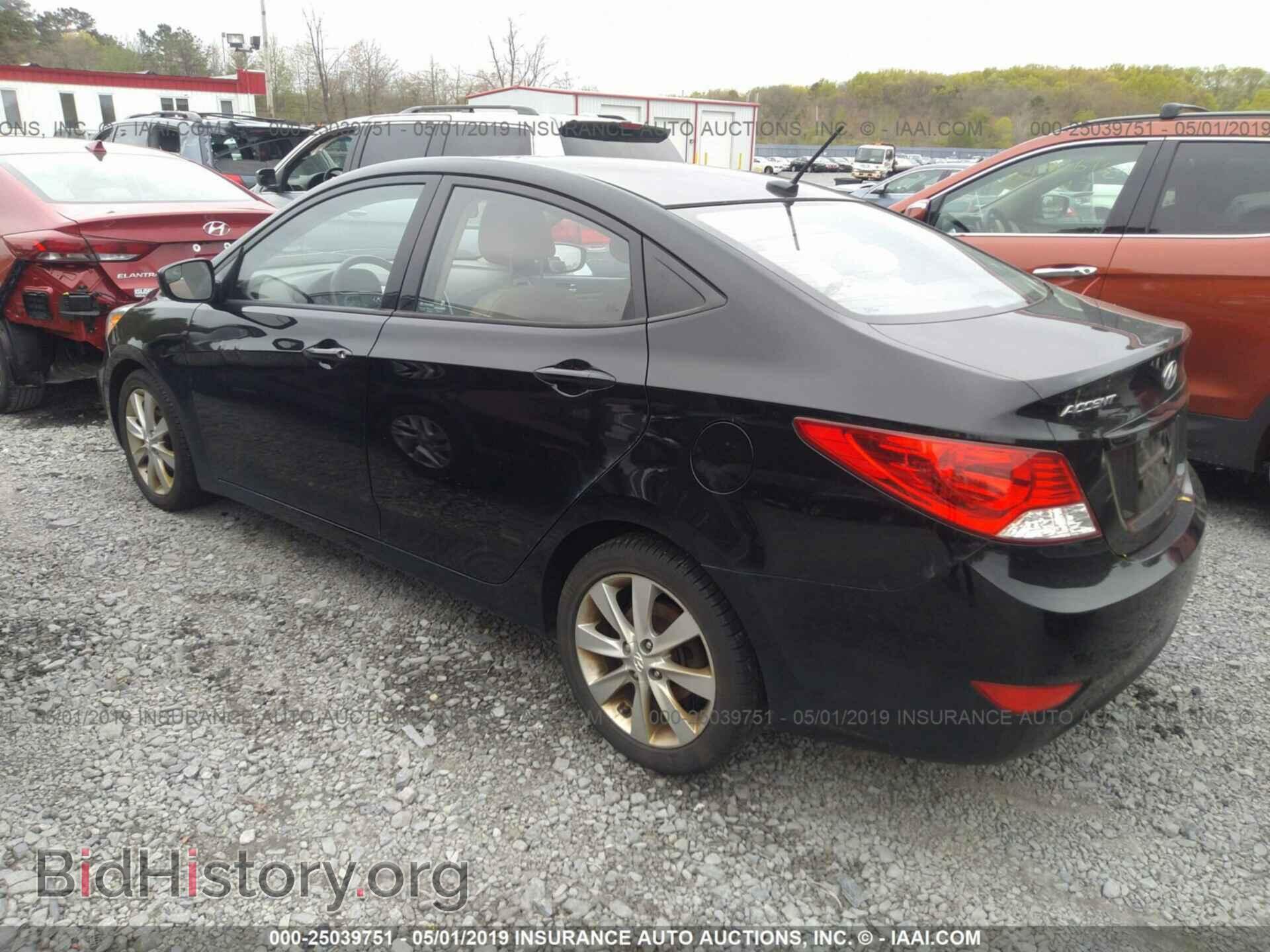 2014 HYUNDAI ACCENT - VIN: KMHCU4AE2EU775351 - Фото 3