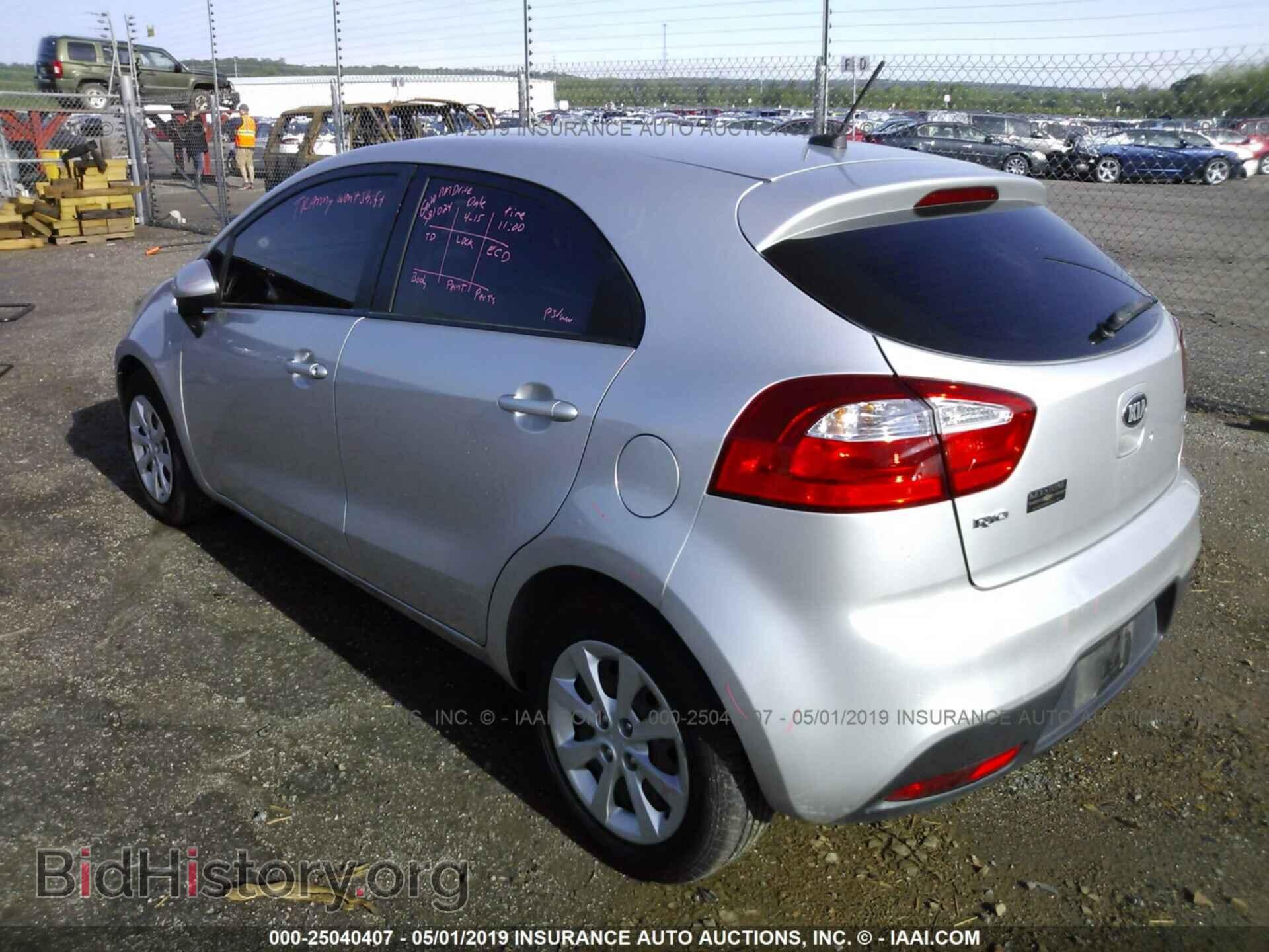 2013 KIA RIO - VIN: KNADM5A35D6159138 - Фото 3