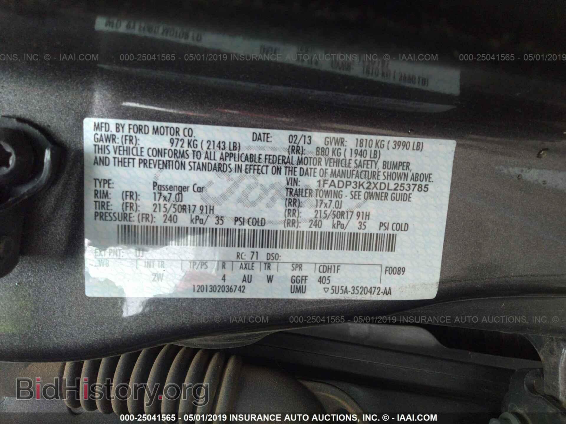 2013 FORD FOCUS - VIN: 1FADP3K2XDL253785 - Photo 9