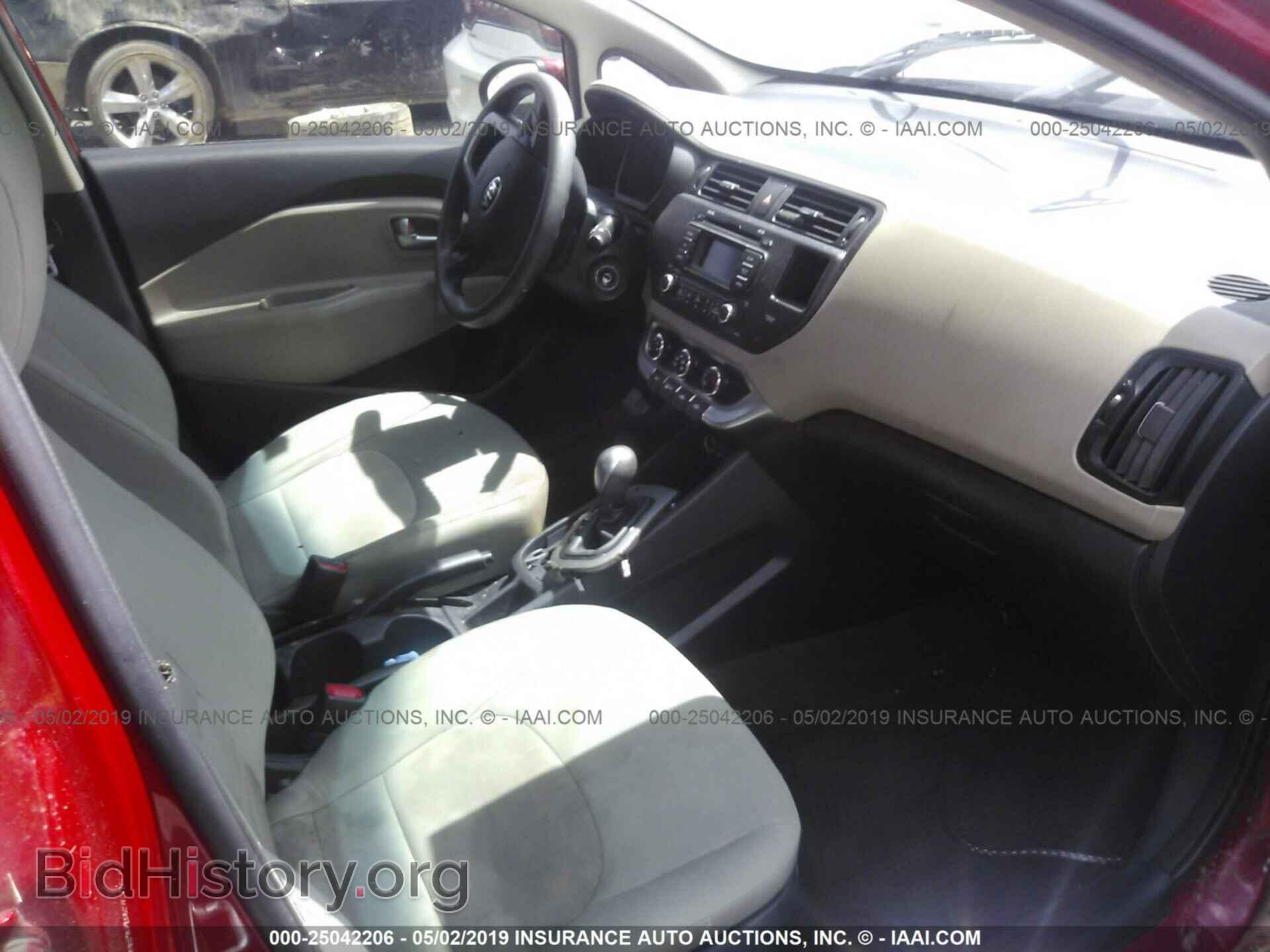 2014 KIA RIO - VIN: KNADM4A31E6338725 - Фото 5