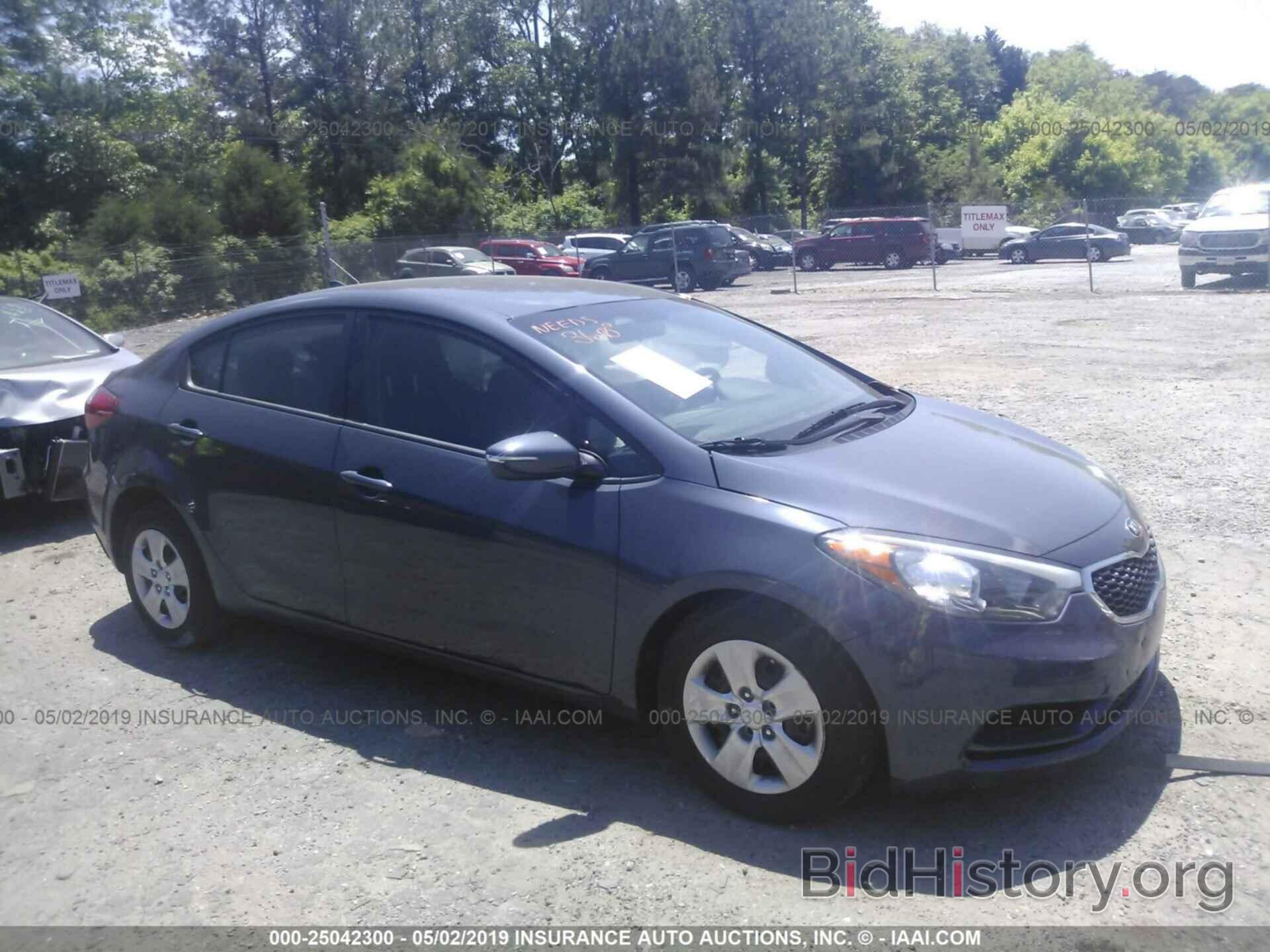 Photo KNAFX4A64F5421647 - KIA FORTE 2015