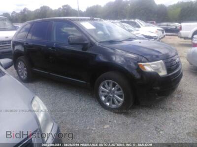 2007 Ford EDGE SEL, черный — VIN 2FMDK38C87BB58036, IAAI