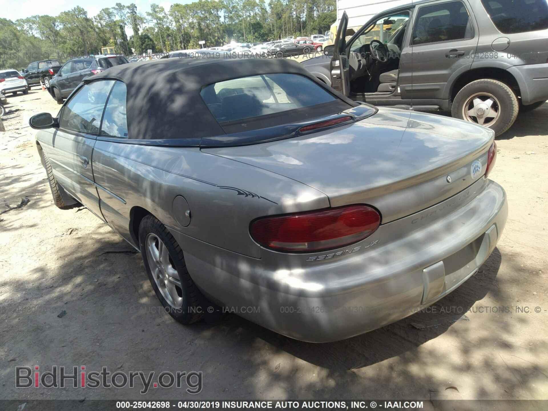 2000 CHRYSLER SEBRING - VIN: 3C3EL55H8YT275675 - Фото 3