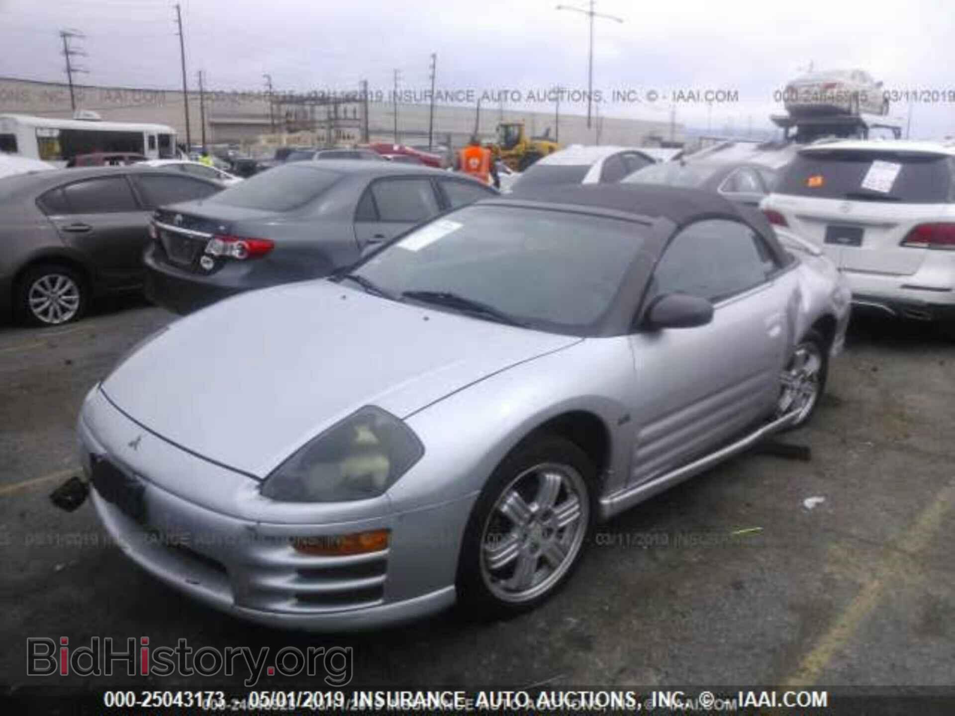 2001 MITSUBISHI ECLIPSE - VIN: 4A3AE85H01E013755 - Фото 2