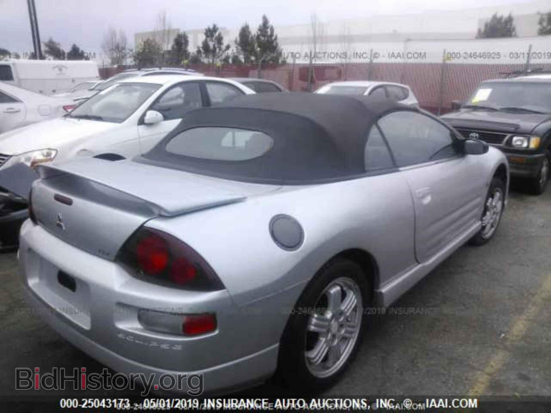 2001 MITSUBISHI ECLIPSE - VIN: 4A3AE85H01E013755 - Фото 4