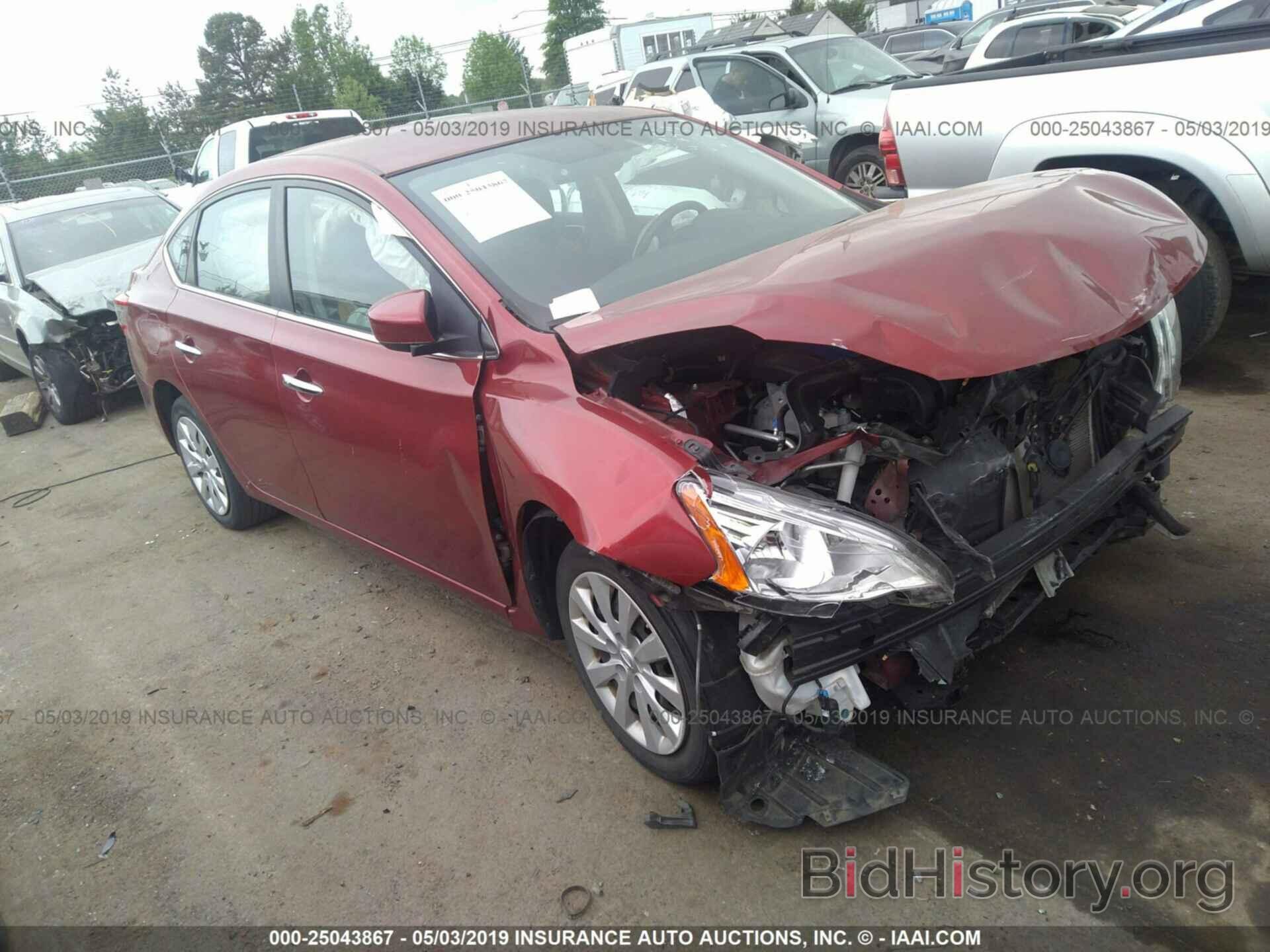 Photo 3N1AB7AP0FY251735 - NISSAN SENTRA 2015