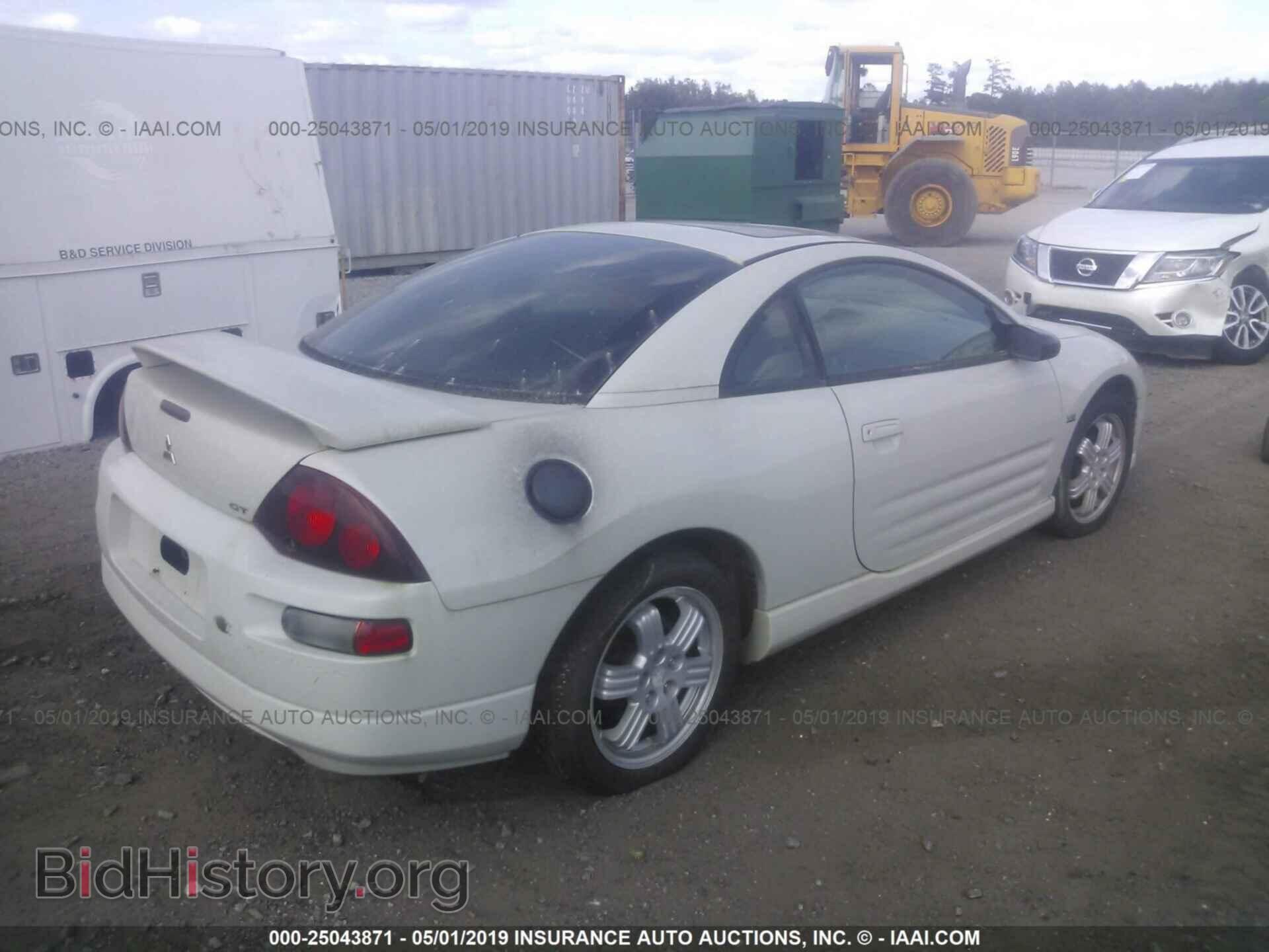 2001 MITSUBISHI ECLIPSE - VIN: 4A3AC84H11E183713 - Фото 4
