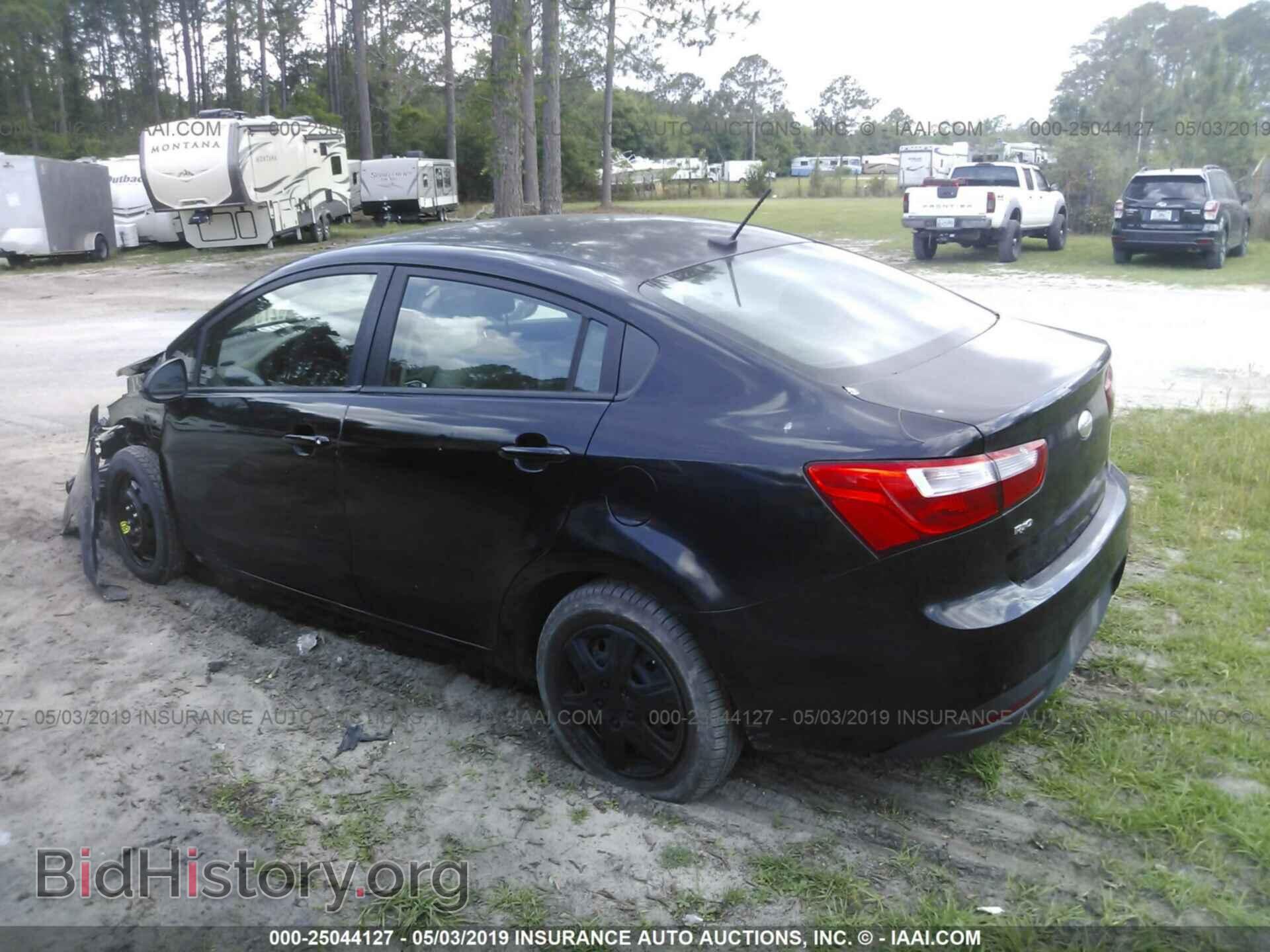 2014 KIA RIO - VIN: KNADM4A34E6327170 - Фото 3