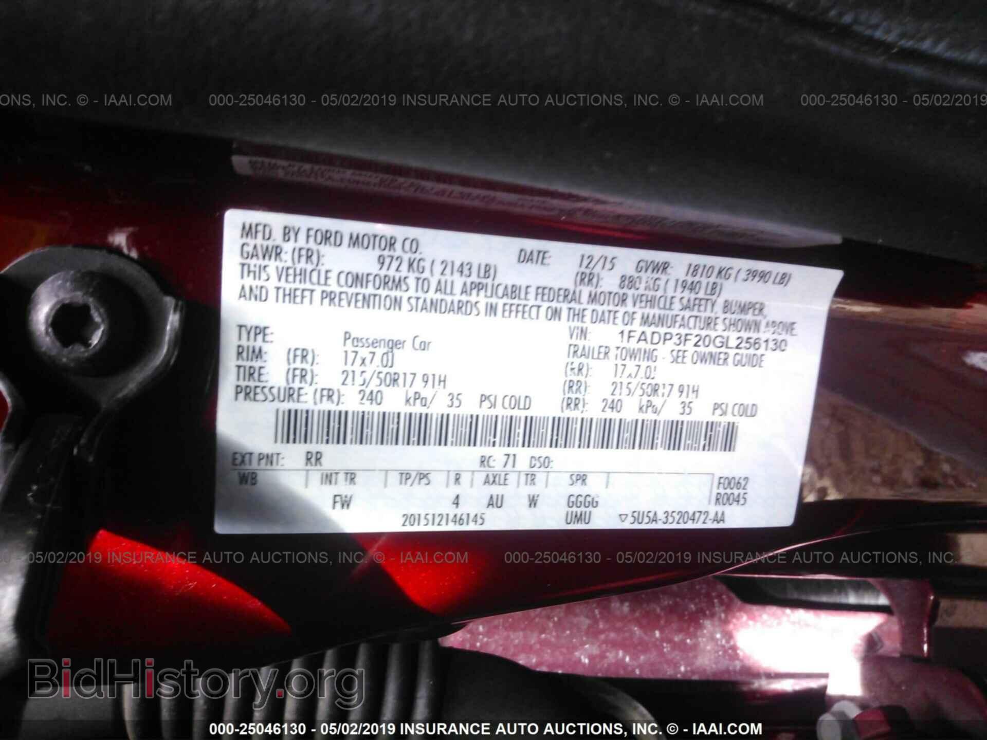 2016 FORD FOCUS - VIN: 1FADP3F20GL256130 - Photo 9