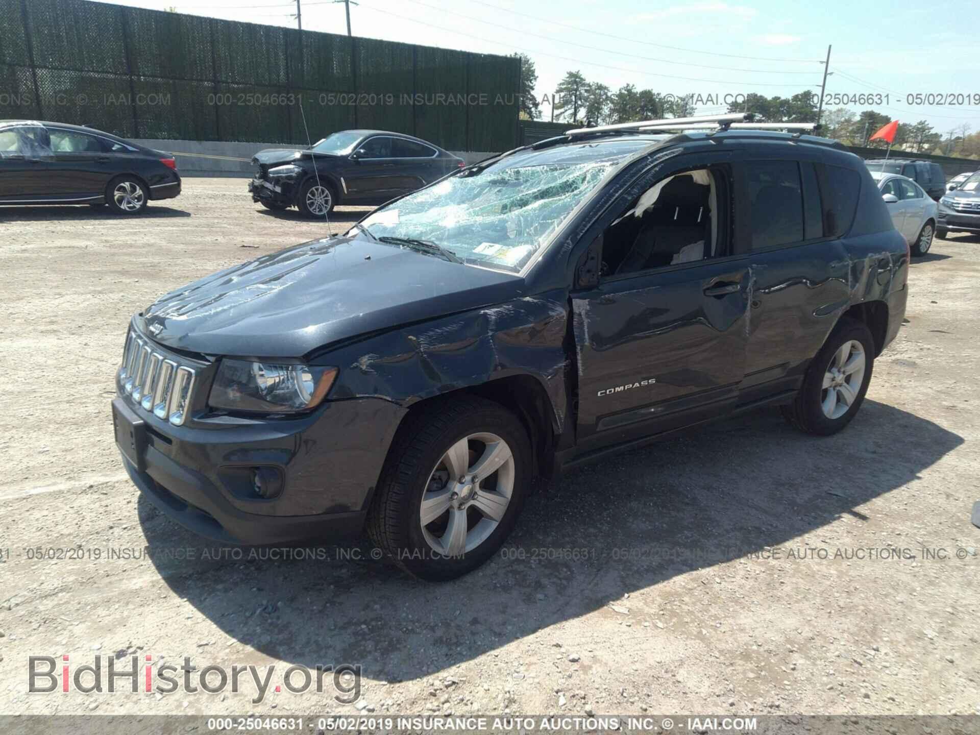 2014 JEEP COMPASS - VIN: 1C4NJDEBXED621590 - Фото 2