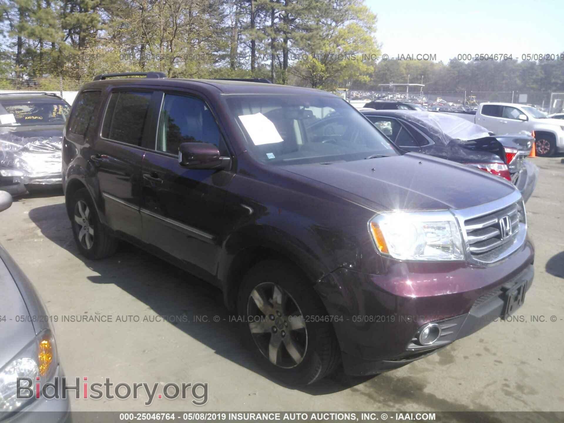Фотография 5FNYF4H98DB014912 - HONDA PILOT 2013