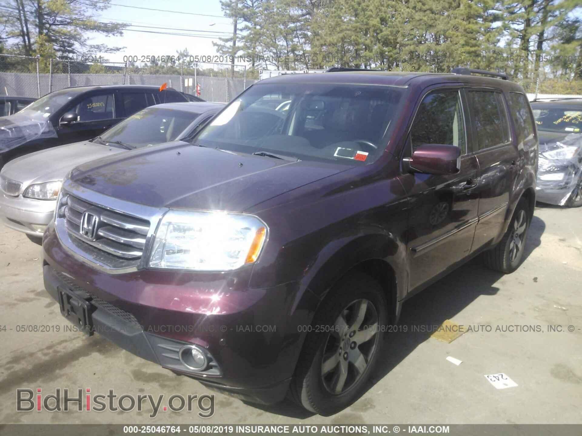 2013 HONDA PILOT - VIN: 5FNYF4H98DB014912 - Фото 2