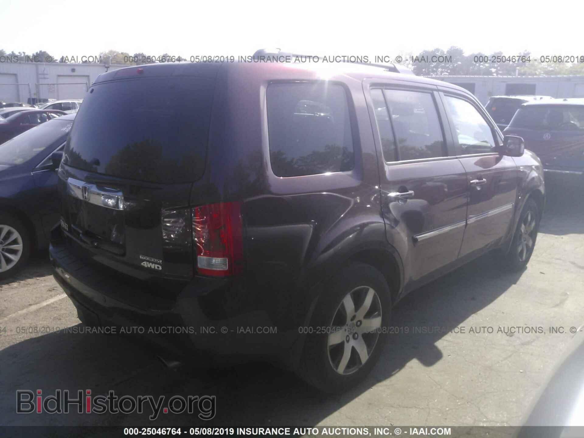 2013 HONDA PILOT - VIN: 5FNYF4H98DB014912 - Фото 4