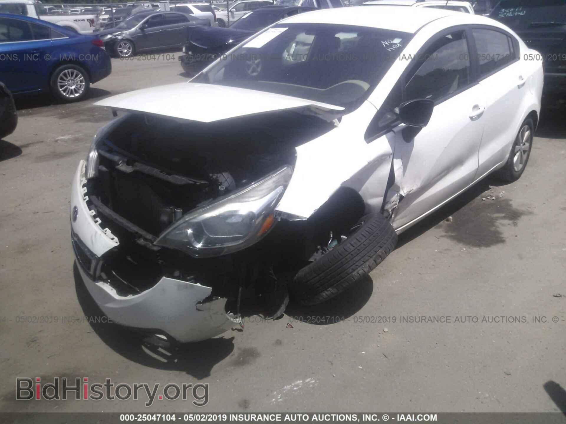 2013 KIA RIO - VIN: KNADN4A33D6234457 - Фото 2