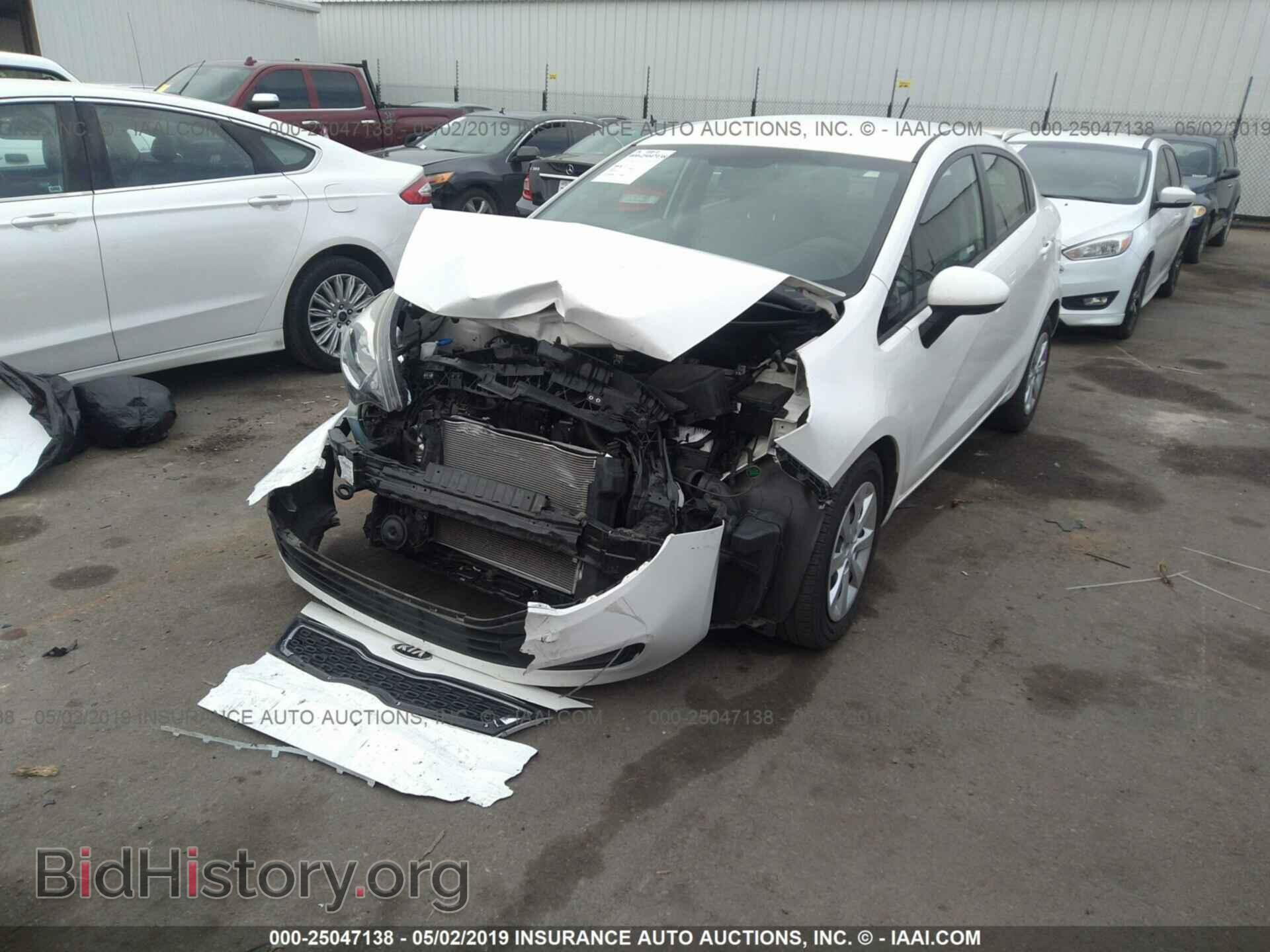 2014 KIA RIO - VIN: KNADN4A38E6413482 - Фото 2