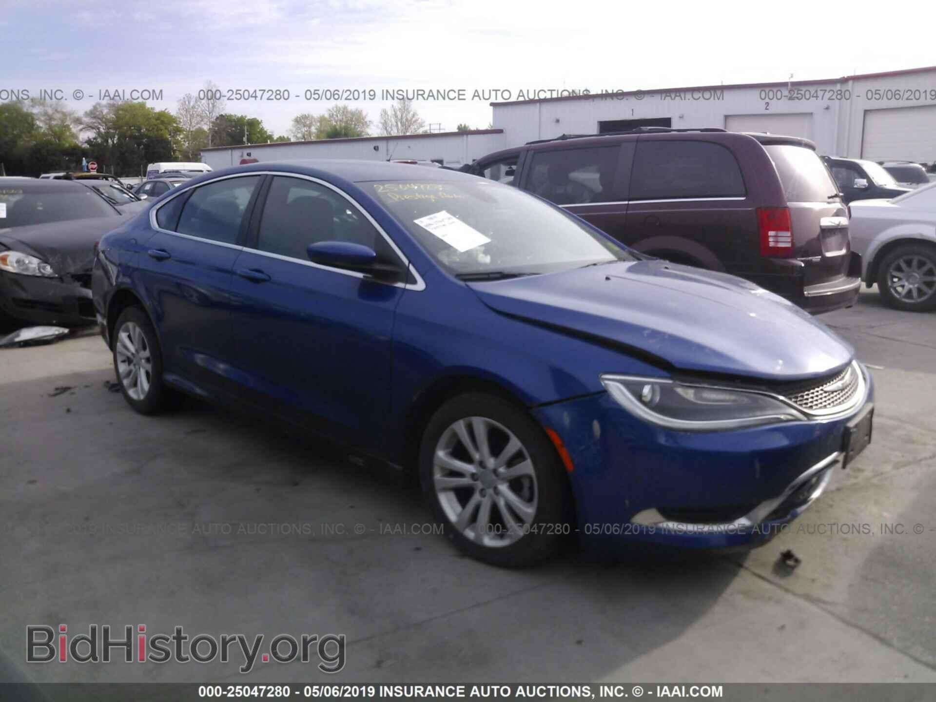 Фотография 1C3CCCAB0GN107282 - CHRYSLER 200 2016