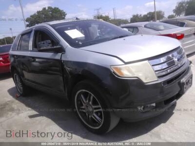 2007 Ford EDGE SEL Plus, silver — VIN 2FMDK39C27BA76351, IAAI