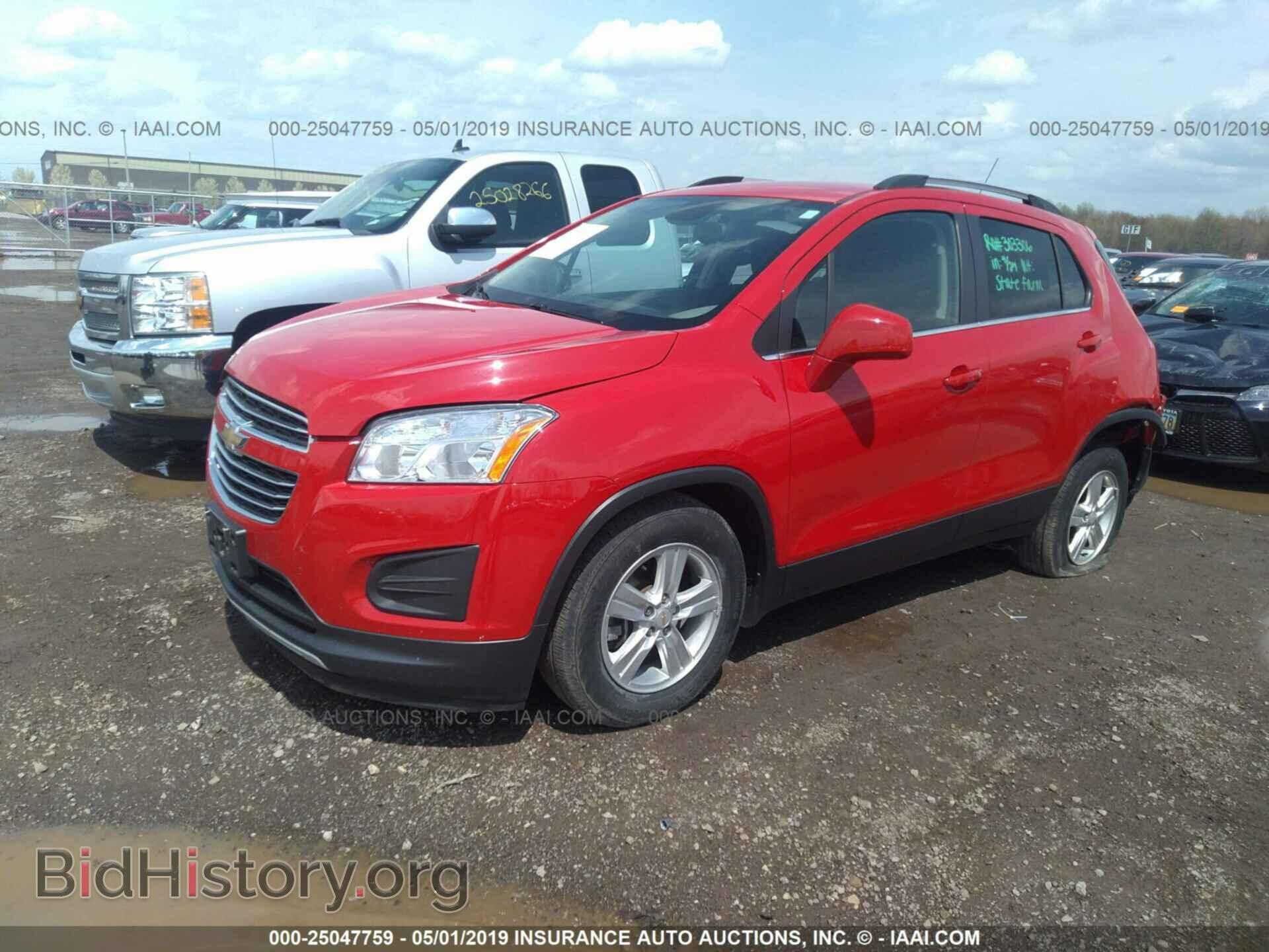 2015 CHEVROLET TRAX - VIN: KL7CJLSB6FB061017 - Фото 2