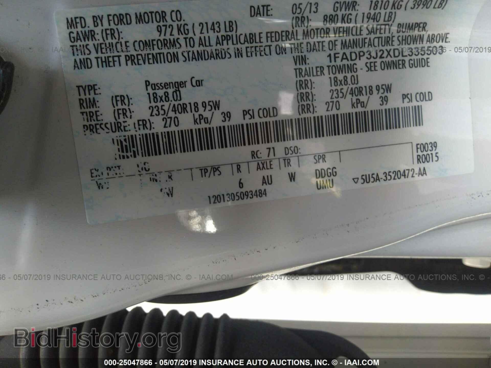 2013 FORD FOCUS - VIN: 1FADP3J2XDL335503 - Photo 9