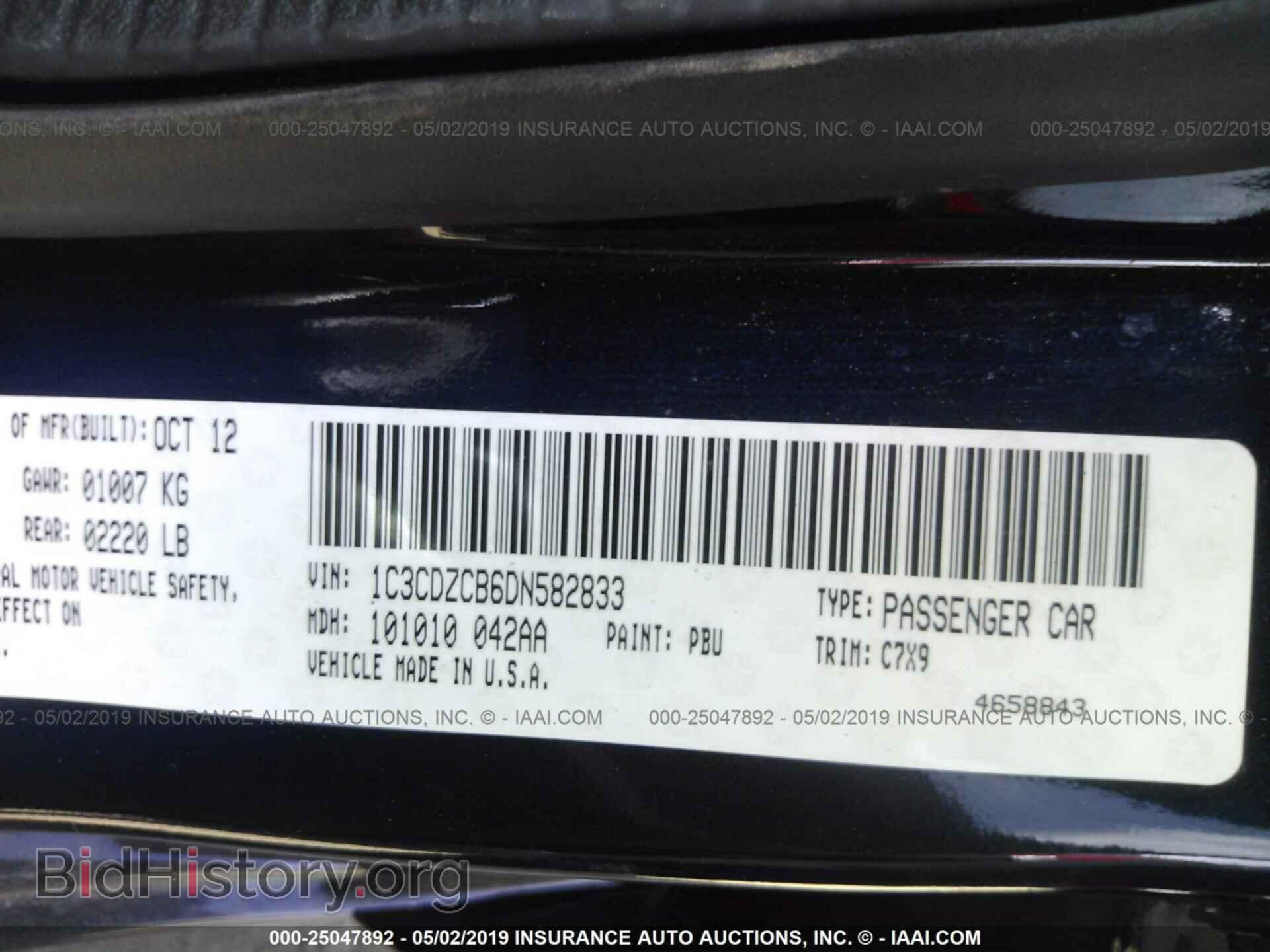 2013 DODGE AVENGER - VIN: 1C3CDZCB6DN582833 - Photo 9