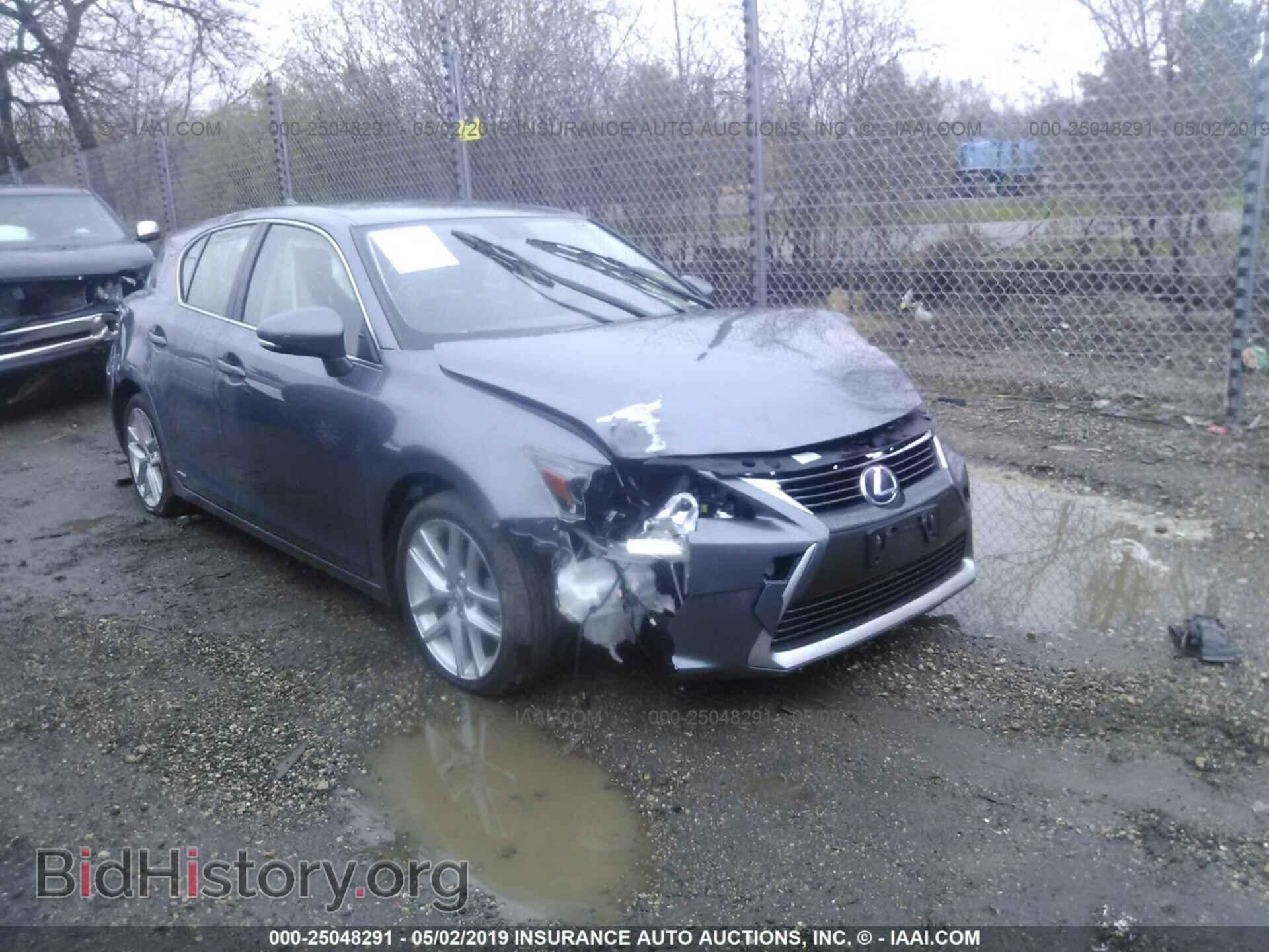 Фотография JTHKD5BH7F2221409 - LEXUS CT 2015