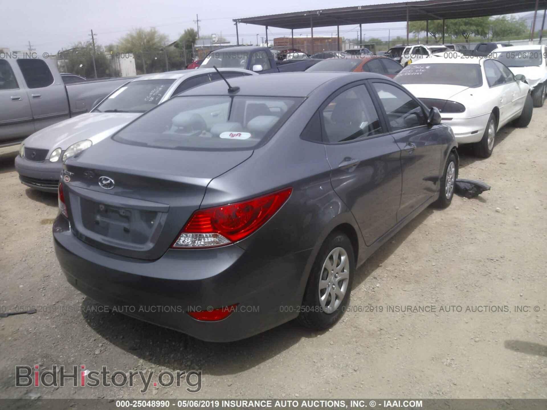2013 HYUNDAI ACCENT - VIN: KMHCT4AE6DU544910 - Фото 4