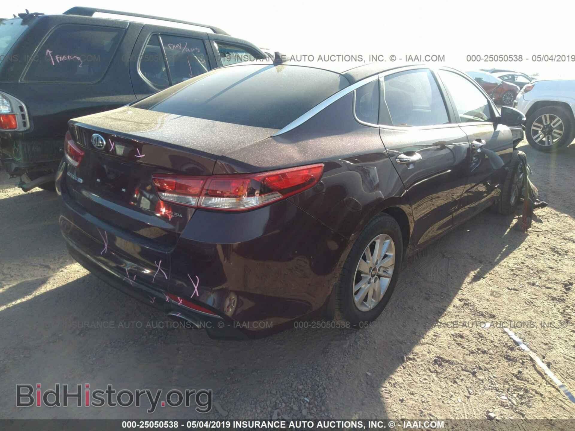 2016 KIA OPTIMA - VIN: 5XXGT4L34GG101666 - Фото 4