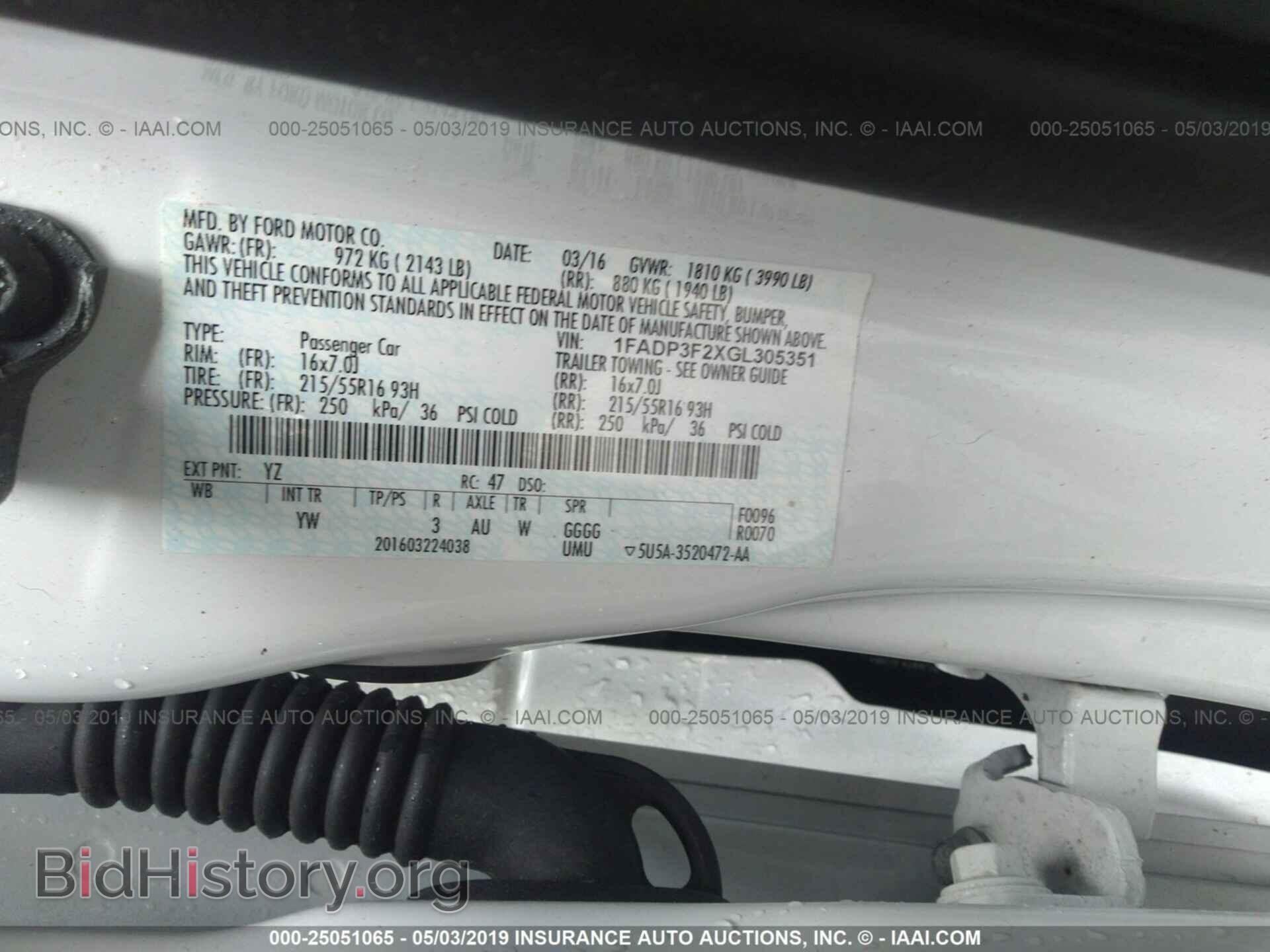 2016 FORD FOCUS - VIN: 1FADP3F2XGL305351 - Photo 9