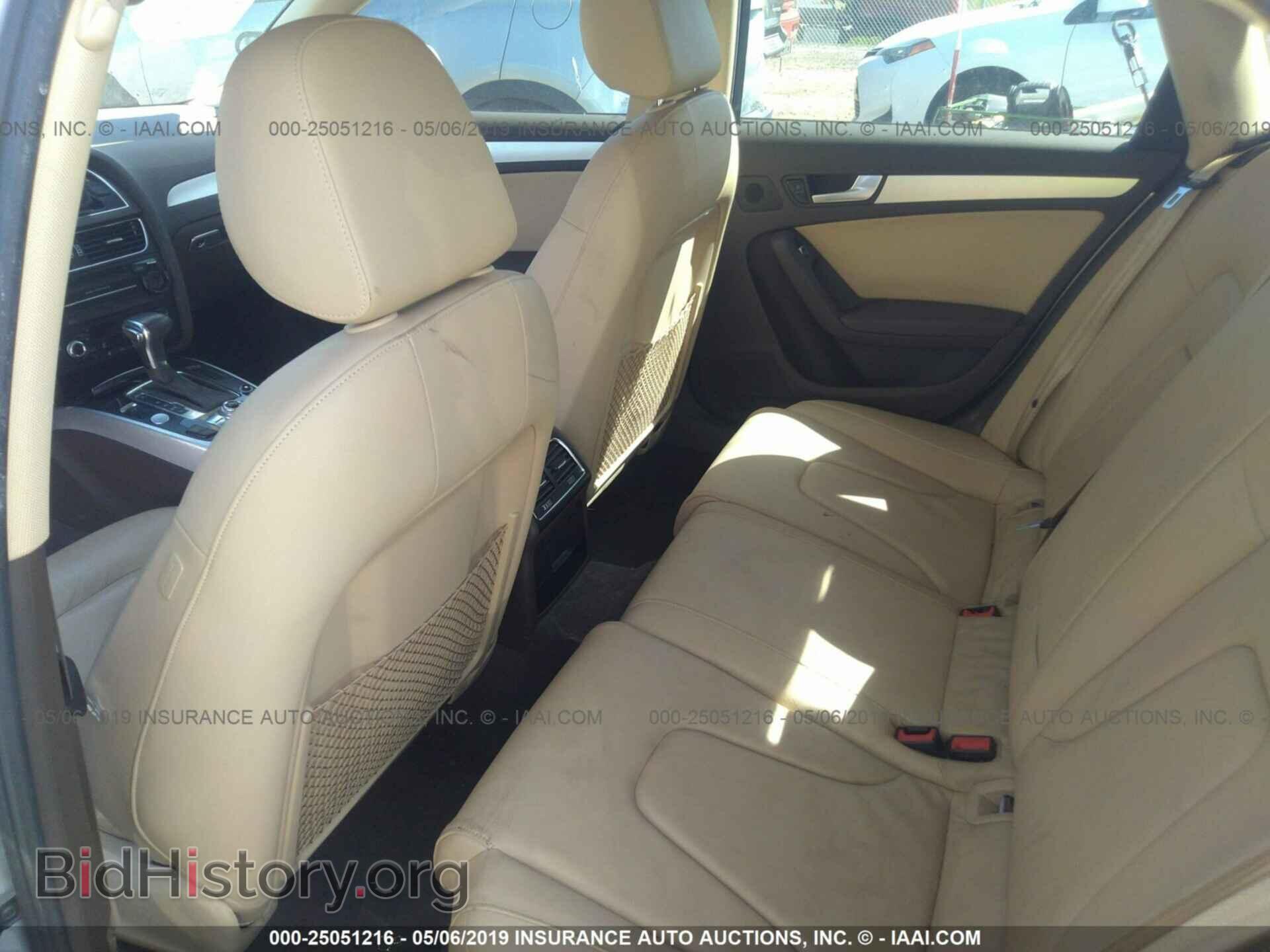 2013 AUDI A4 - VIN: WAUFFAFL0DA068313 - Фото 8