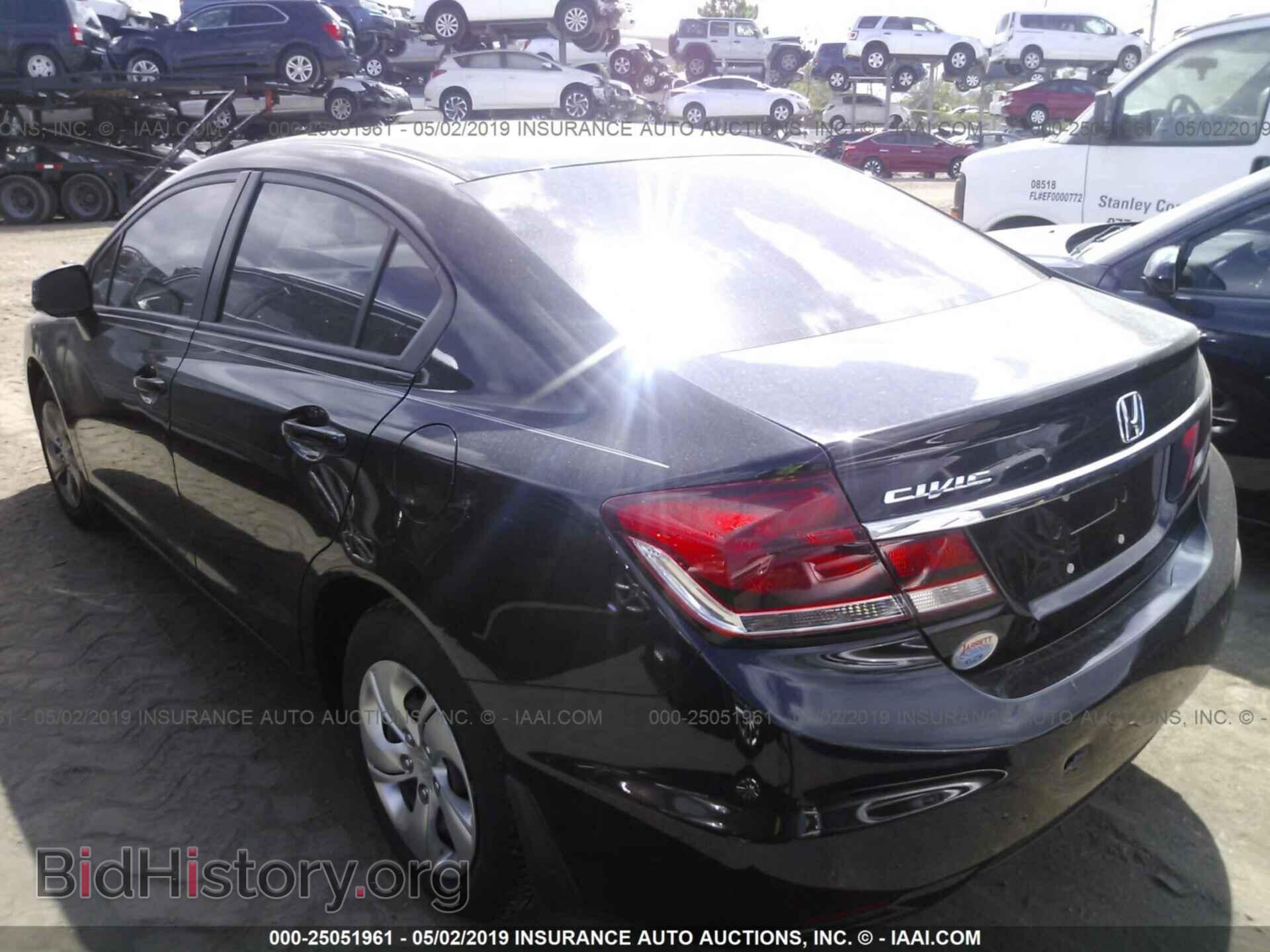 2013 HONDA CIVIC - VIN: 19XFB2F51DE033962 - Фото 3