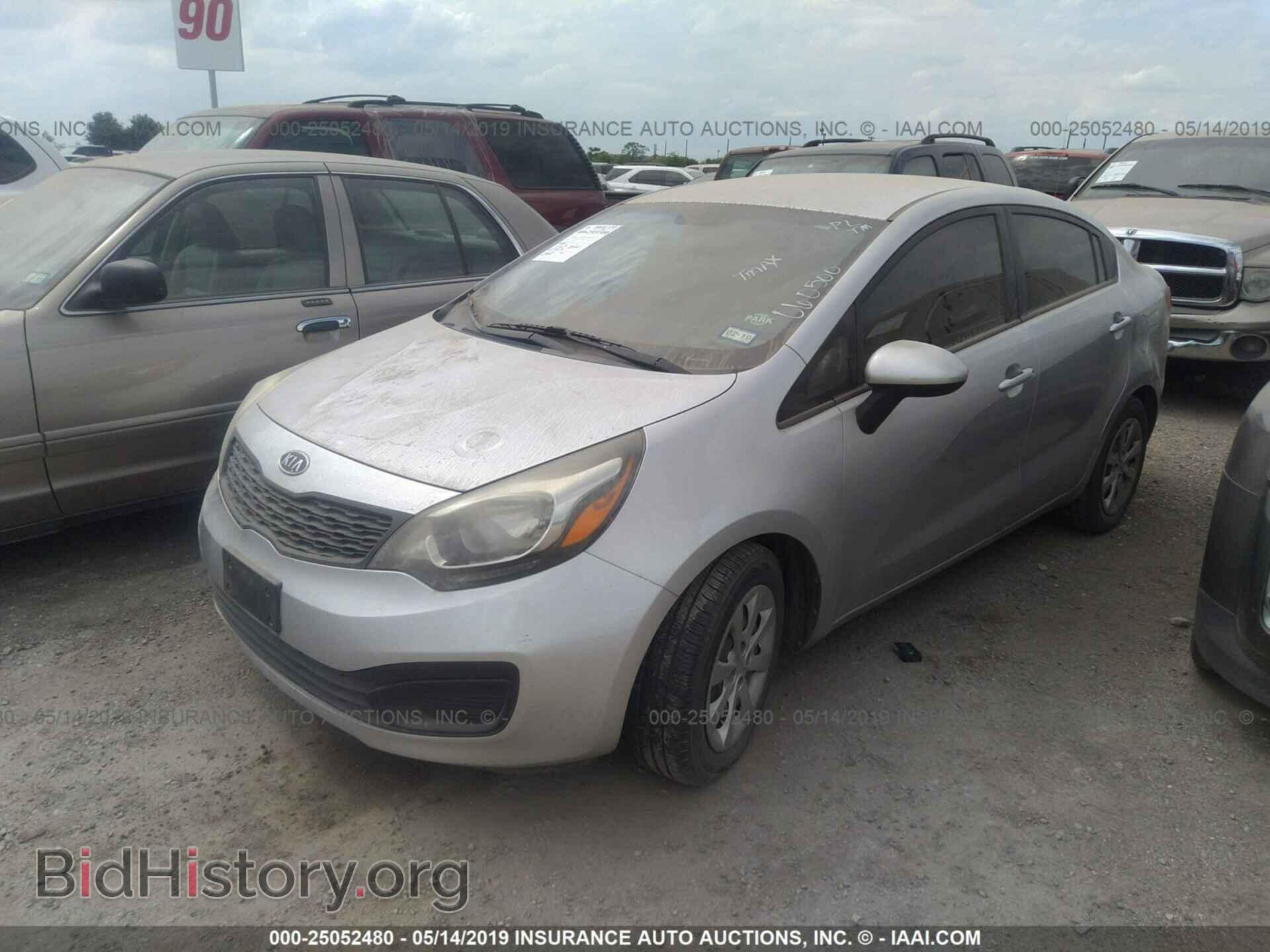 2012 KIA RIO - VIN: KNADM4A34C6060500 - Фото 2