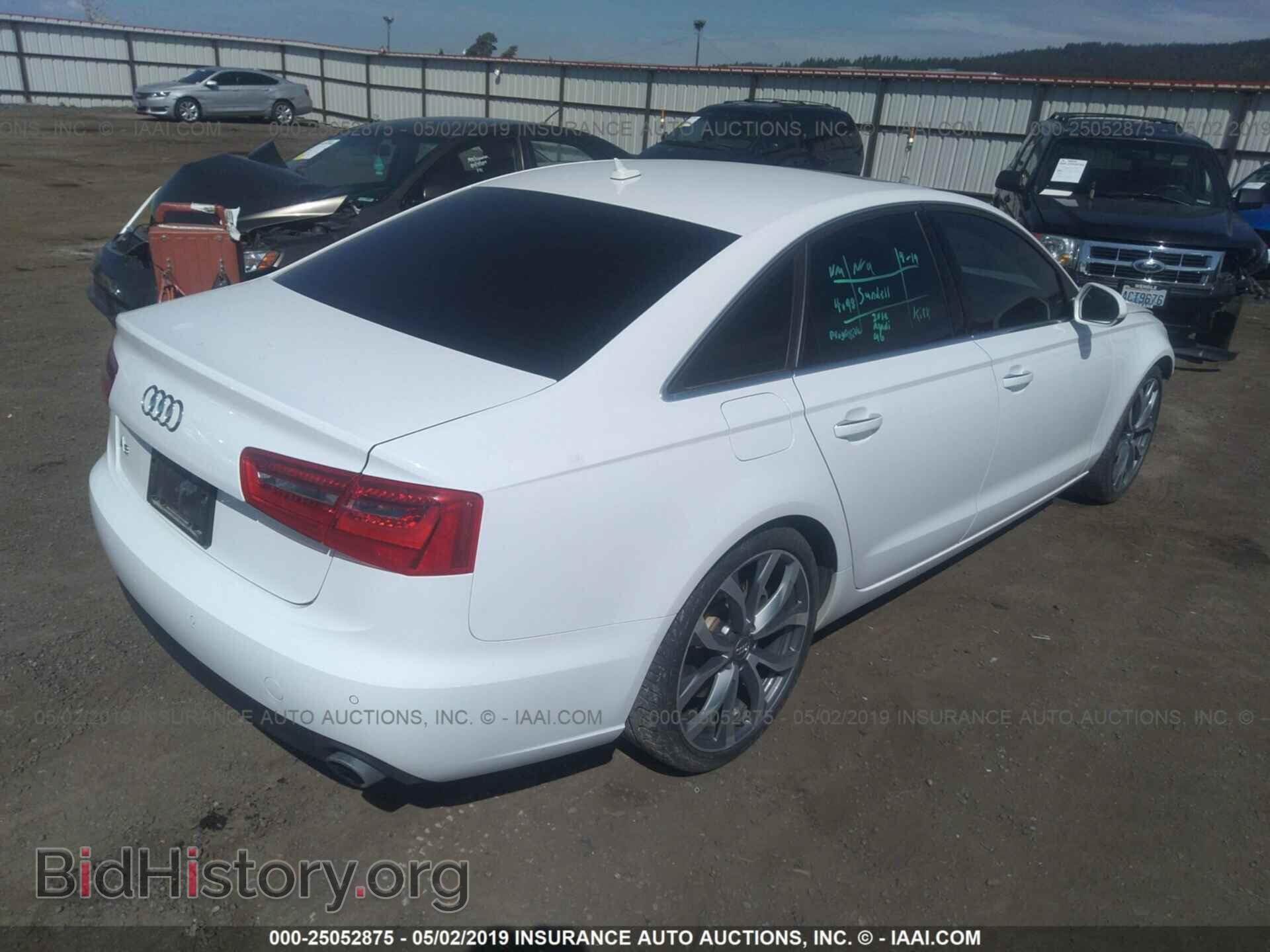 2014 AUDI A6 - VIN: WAUGFAFC4EN007321 - Фото 4
