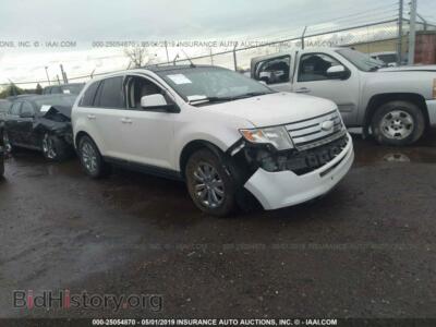 2009 Ford EDGE SEL, white — VIN 2FMDK48C19BA74827, IAAI