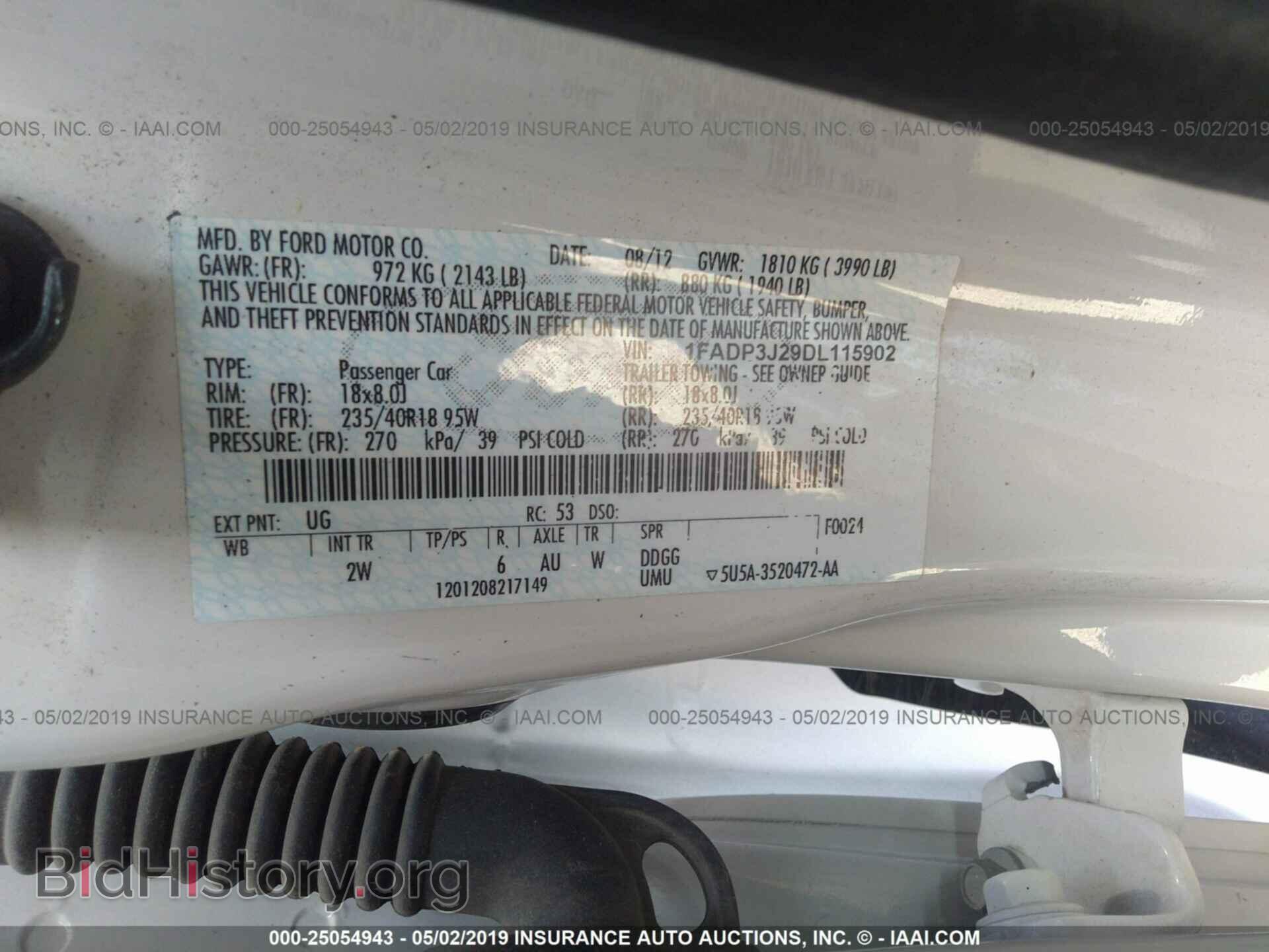2013 FORD FOCUS - VIN: 1FADP3J29DL115902 - Photo 9