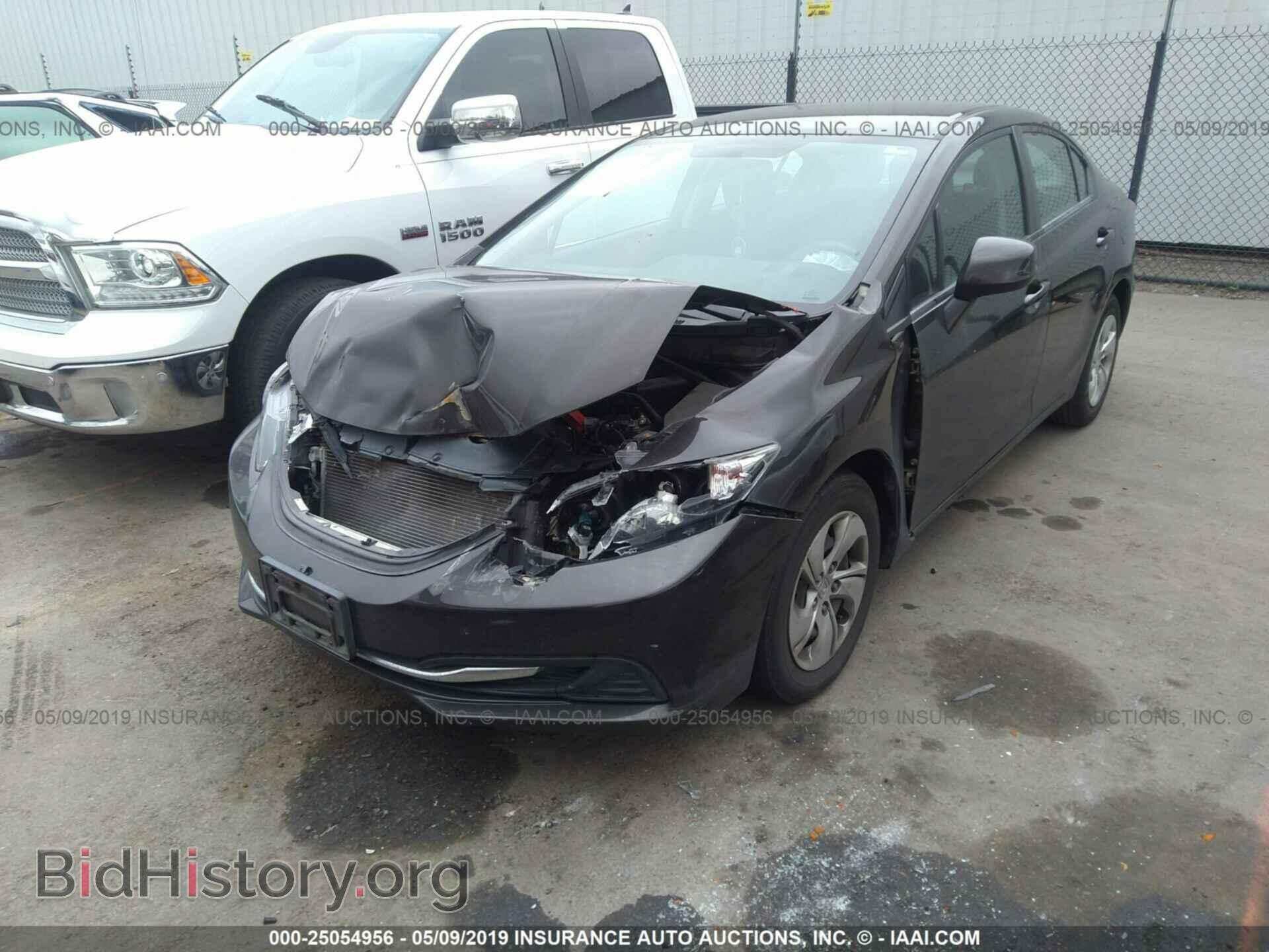 2013 HONDA CIVIC - VIN: 2HGFB2F55DH582814 - Фото 2
