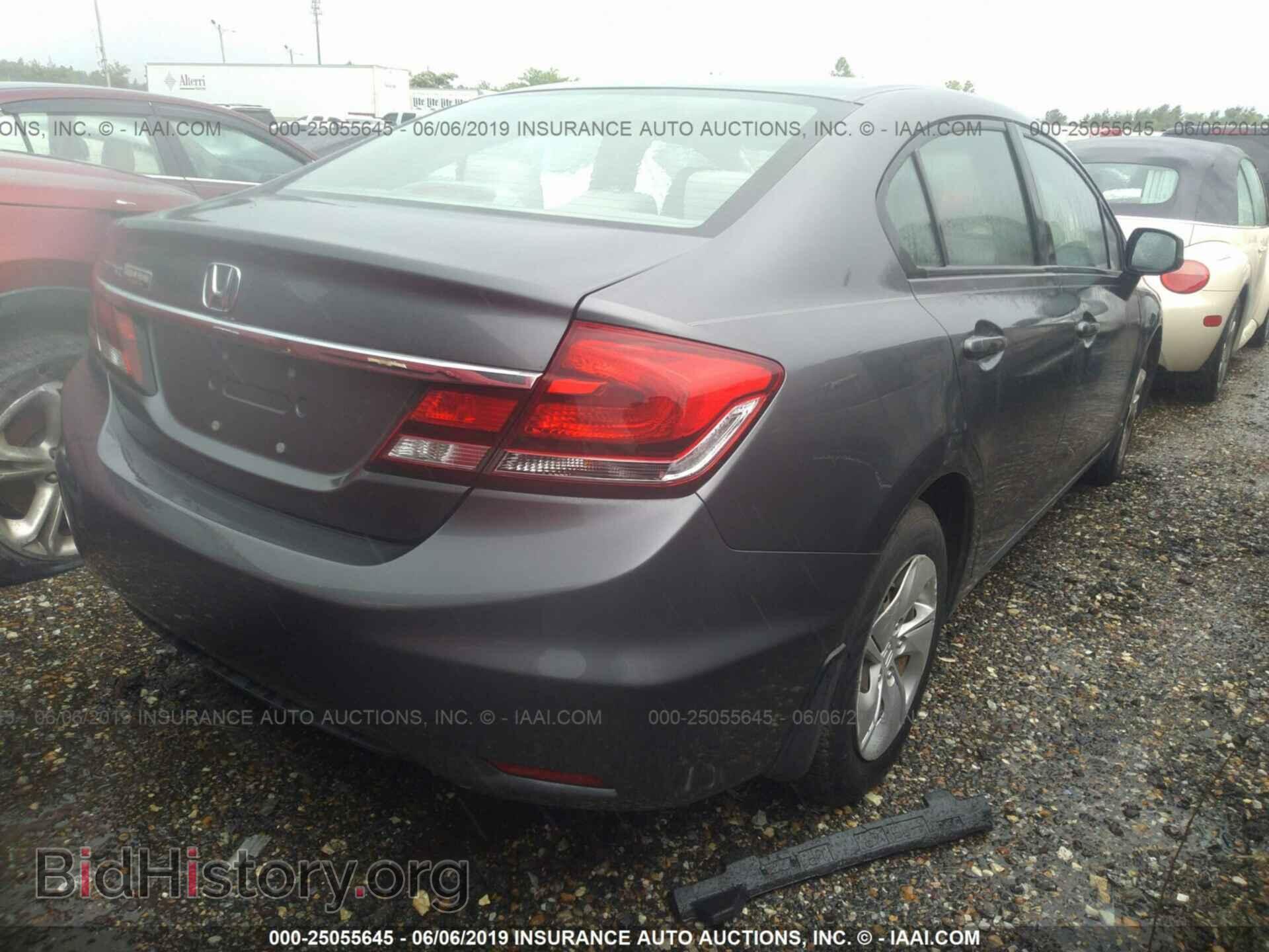 2013 HONDA CIVIC - VIN: 19XFB2F54DE013608 - Фото 4