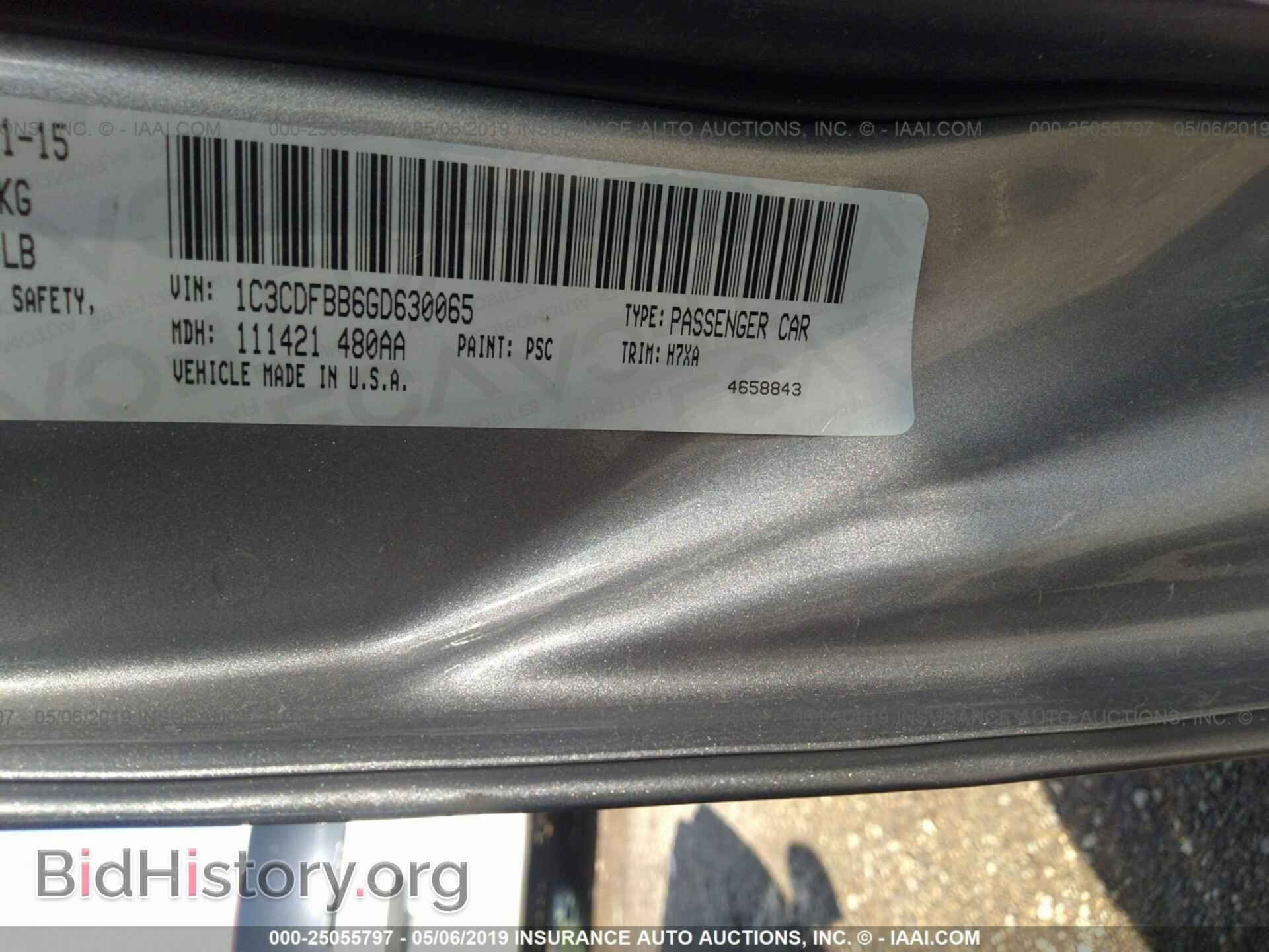 2016 DODGE DART - VIN: 1C3CDFBB6GD630065 - Photo 9