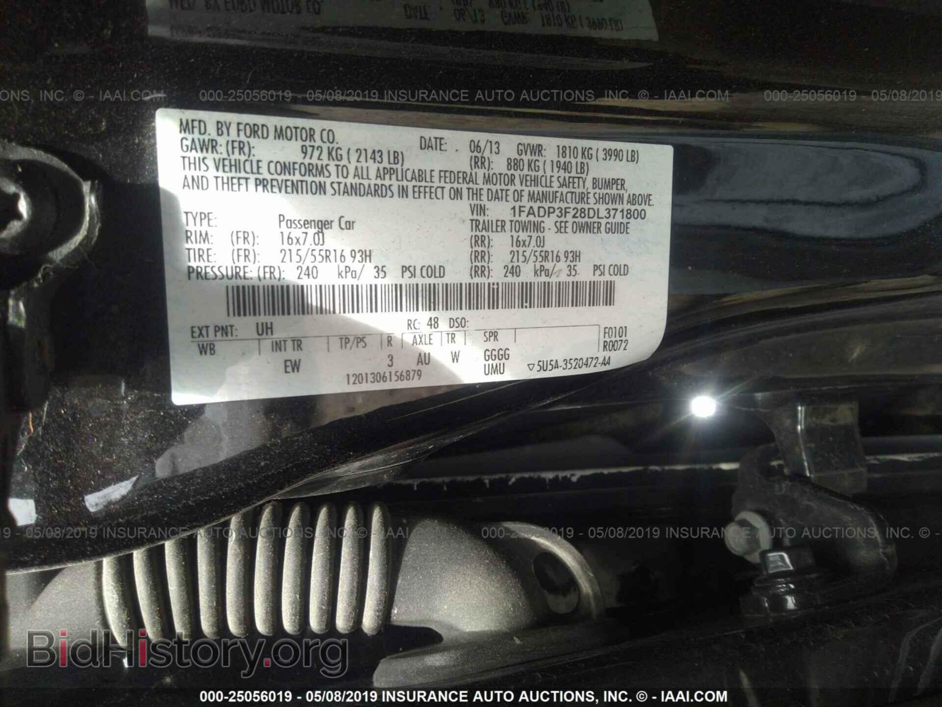 2013 FORD FOCUS - VIN: 1FADP3F28DL371800 - Photo 9