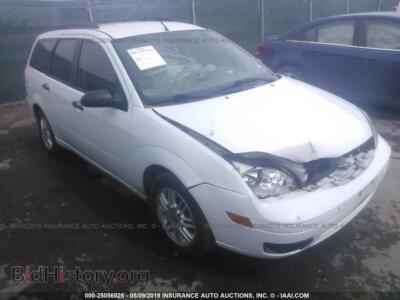 2007 Ford FOCUS, белый — VIN 1FAHP36N77W148243, IAAI