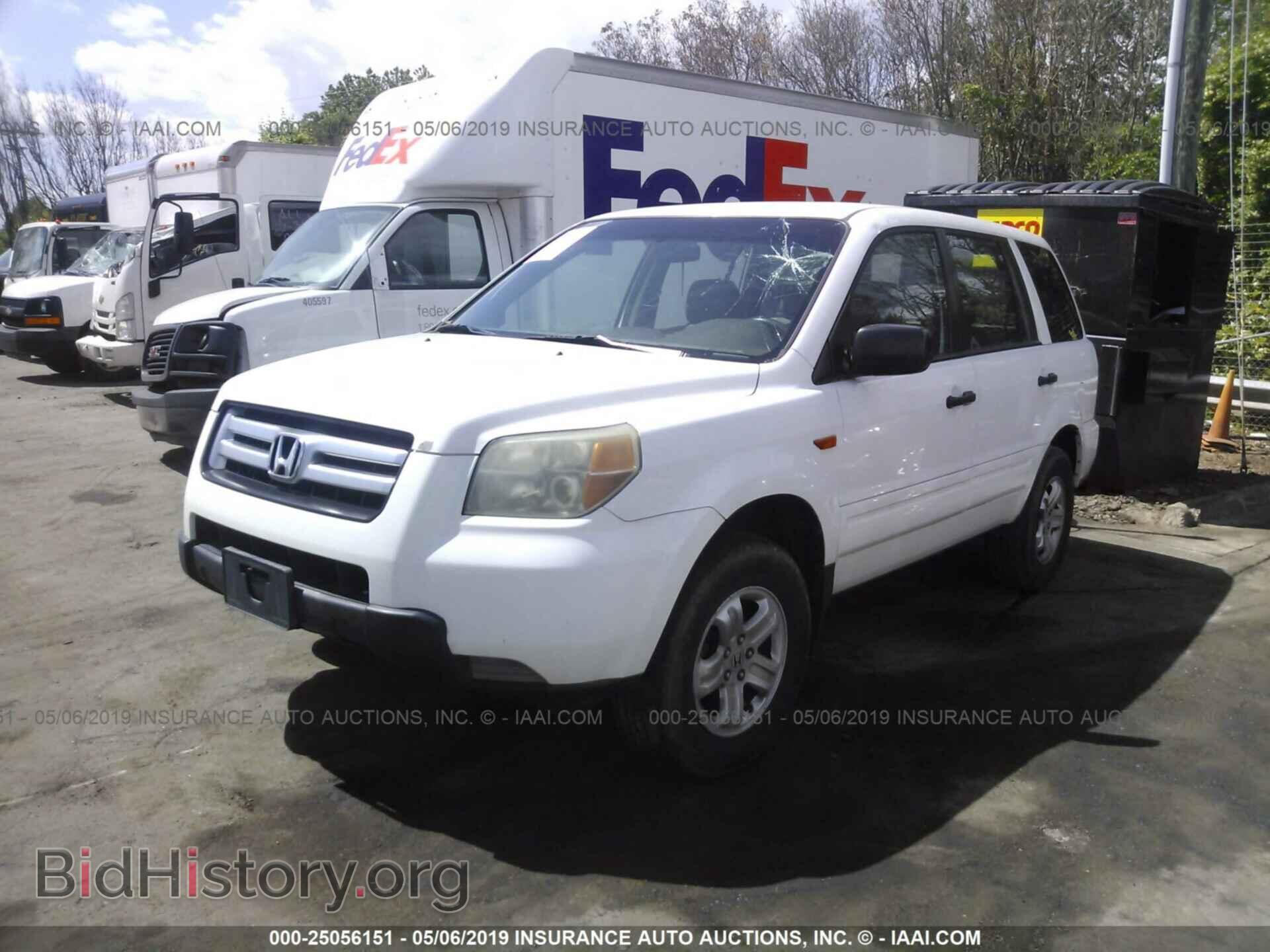 2006 HONDA PILOT - VIN: 2HKYF18116H509059 - Фото 2